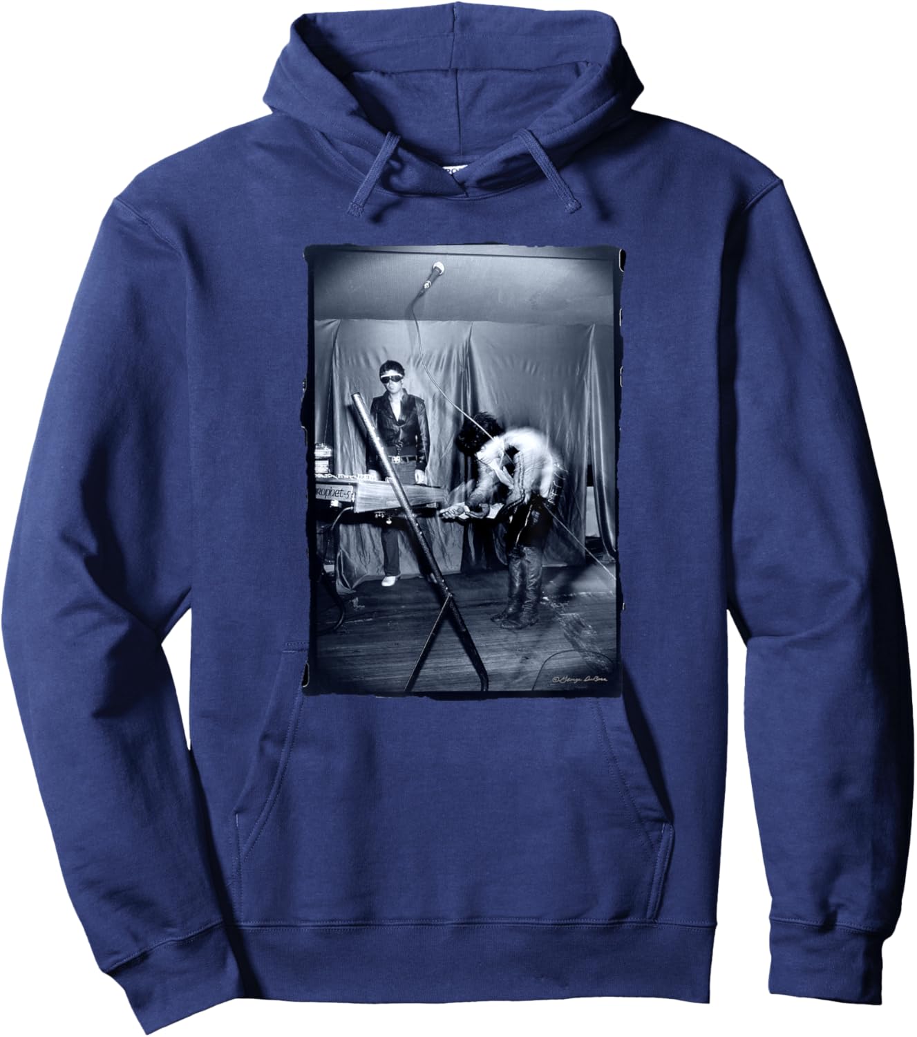 Suicide Band Live NYC Concert By George DuBose Hoodie - Hoodie | Navy