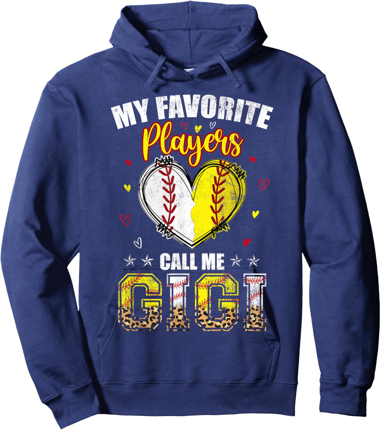 My Favorite Baseball Softball Players Call Me Gigi Women Men Hoodie - Hoodie | Navy