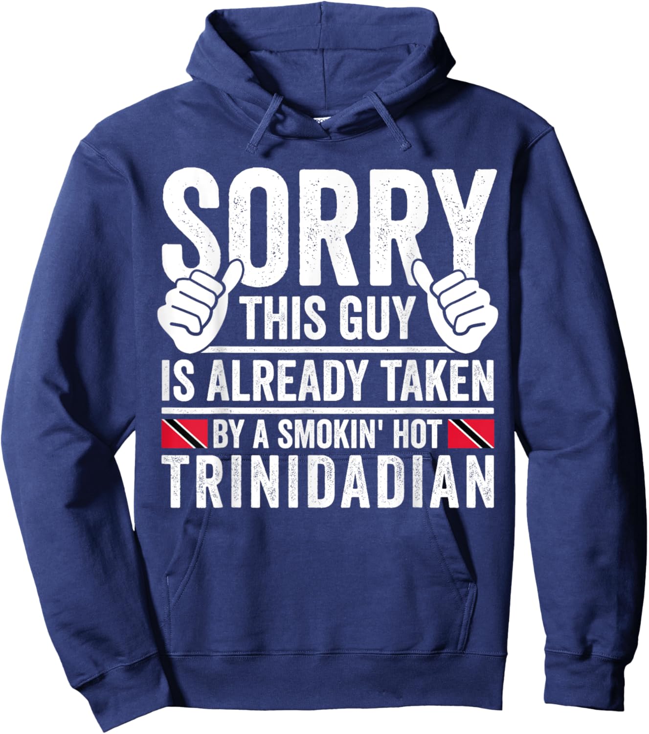 Trinidadian Roots Outfit Funny Trinidad Heritage Hoodie - Hoodie | Navy