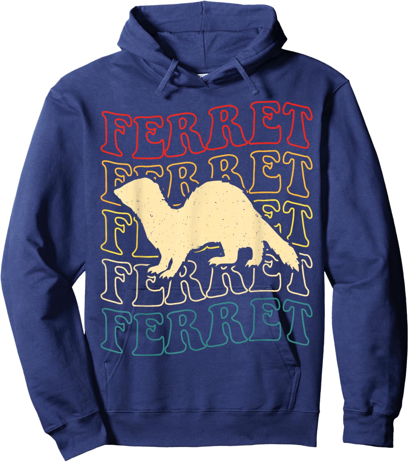 Ferret Ferret Ferret Hoodie - Hoodie | Navy