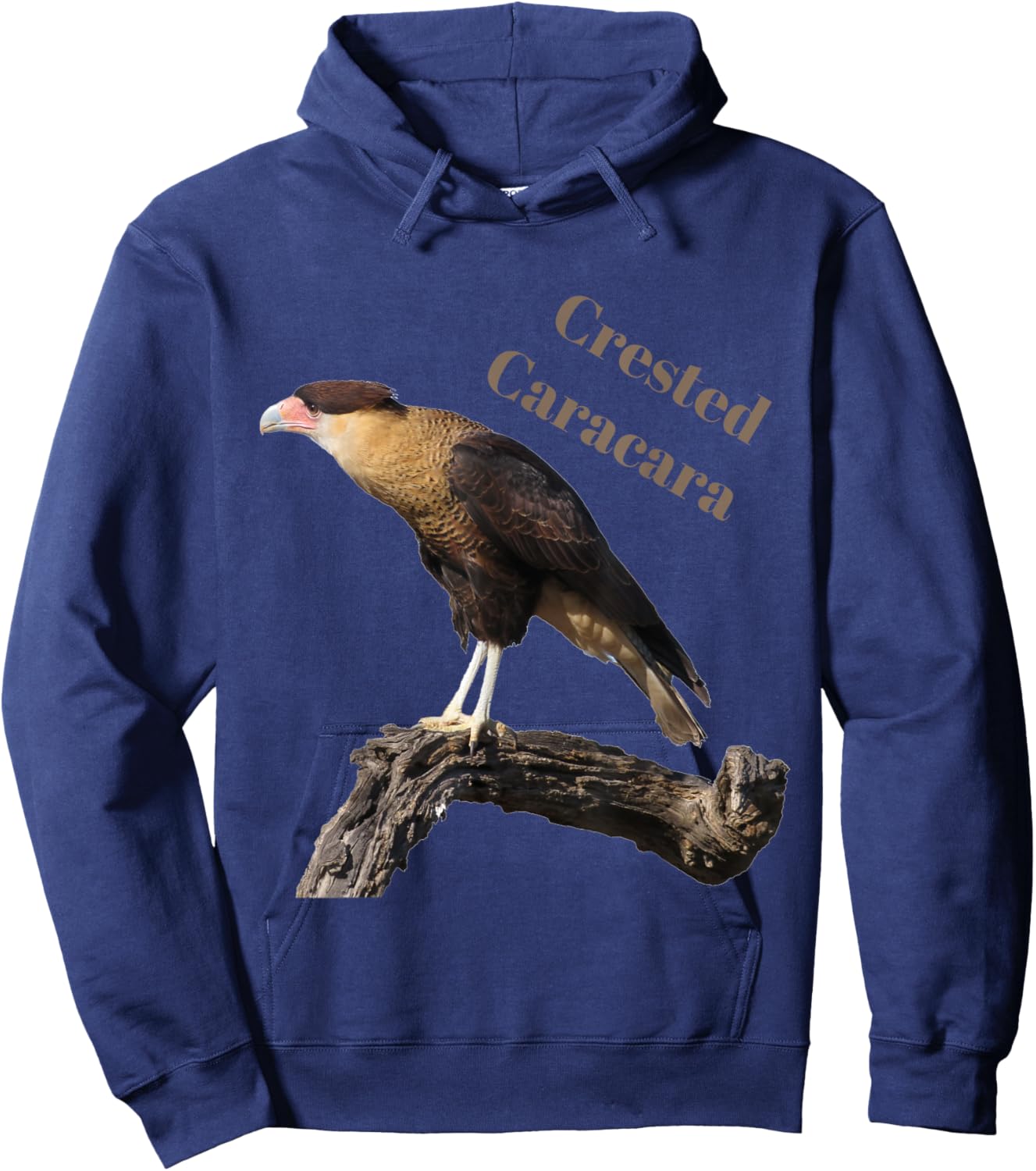 Crested Caracara Hoodie - Hoodie | Navy