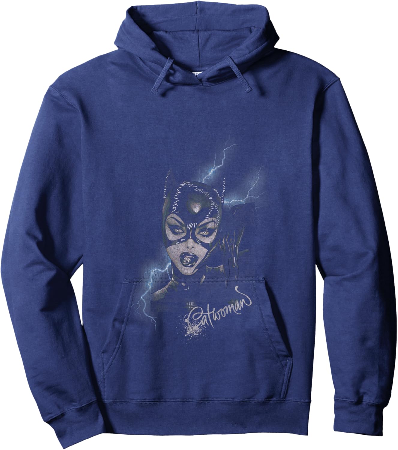 Kids Batman Catwoman Pose , Black, 2 Hoodie - Hoodie | Navy