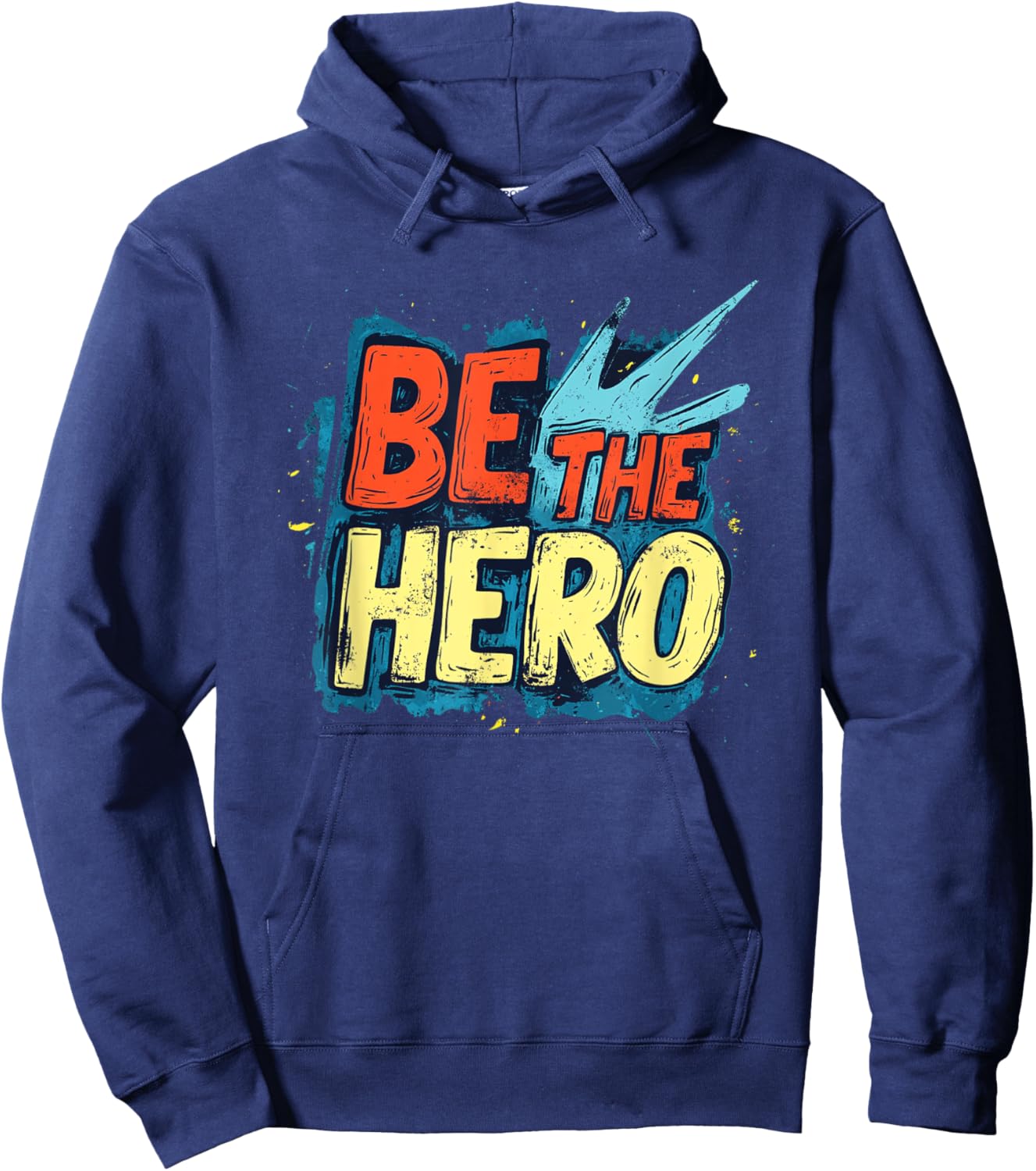 Cool Be the Hero Emblem Costume Hoodie - Hoodie | Navy