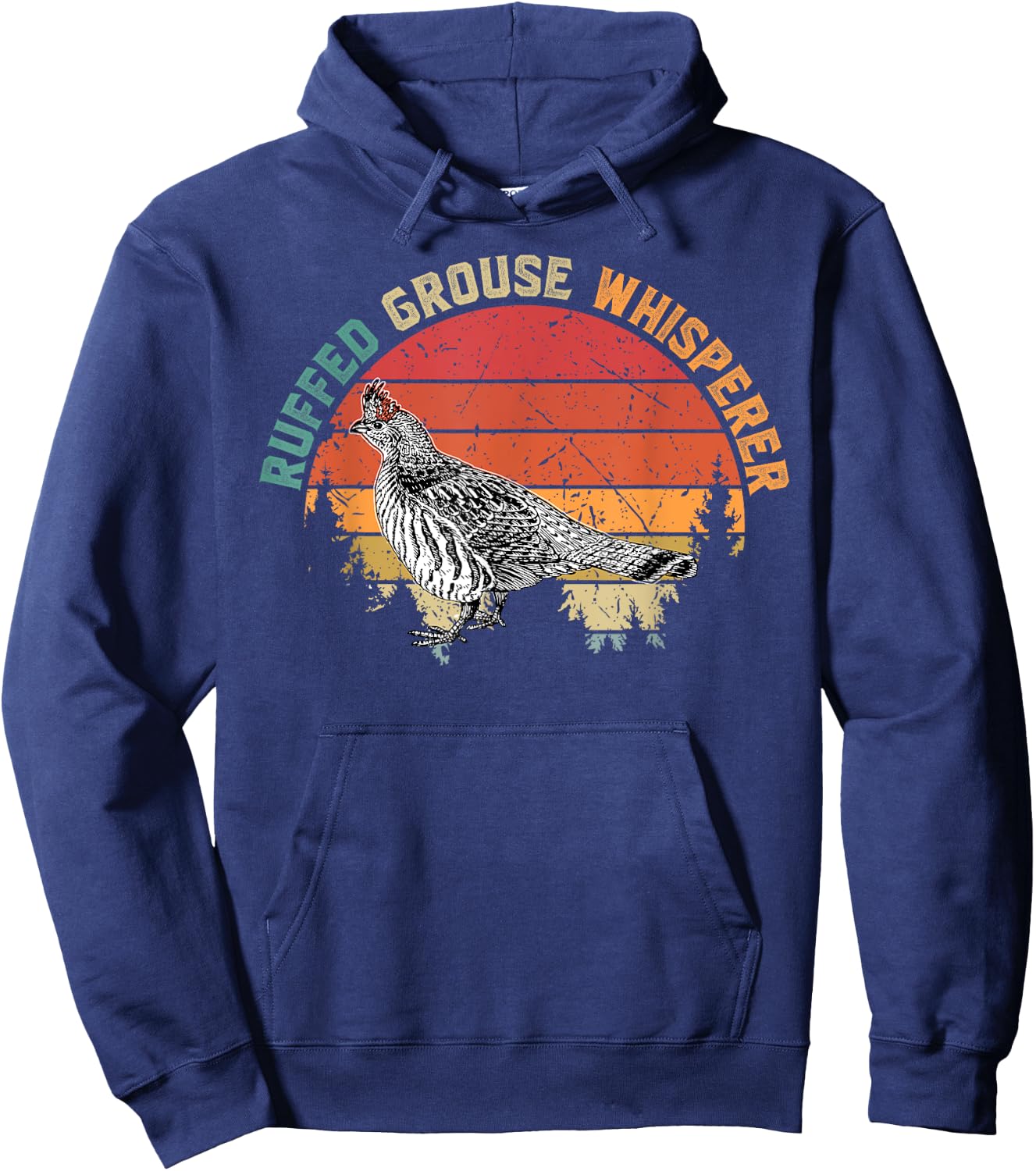 Ruffed Grouse Whisperer Funny Ruffed Grouse gift Hoodie - Hoodie | Navy
