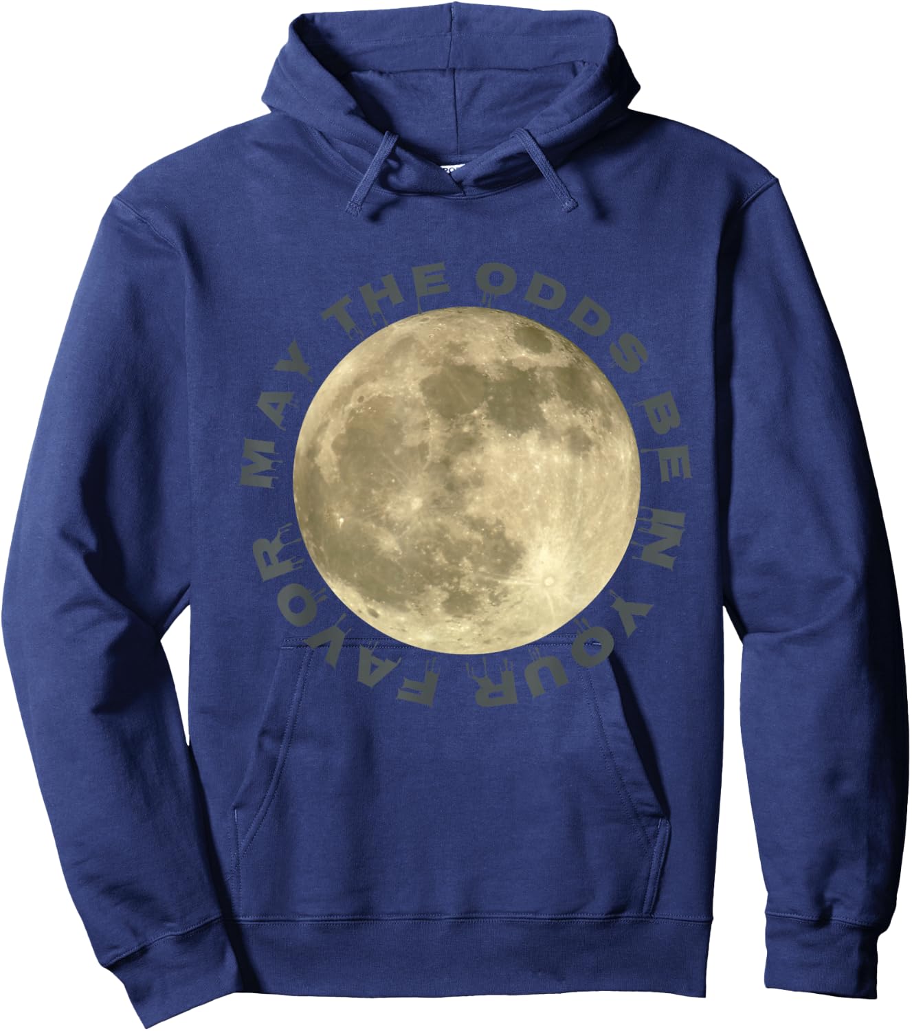 Full-Moon May the Odds be in Your Favor Night Shift Nurse Hoodie - Hoodie | Navy