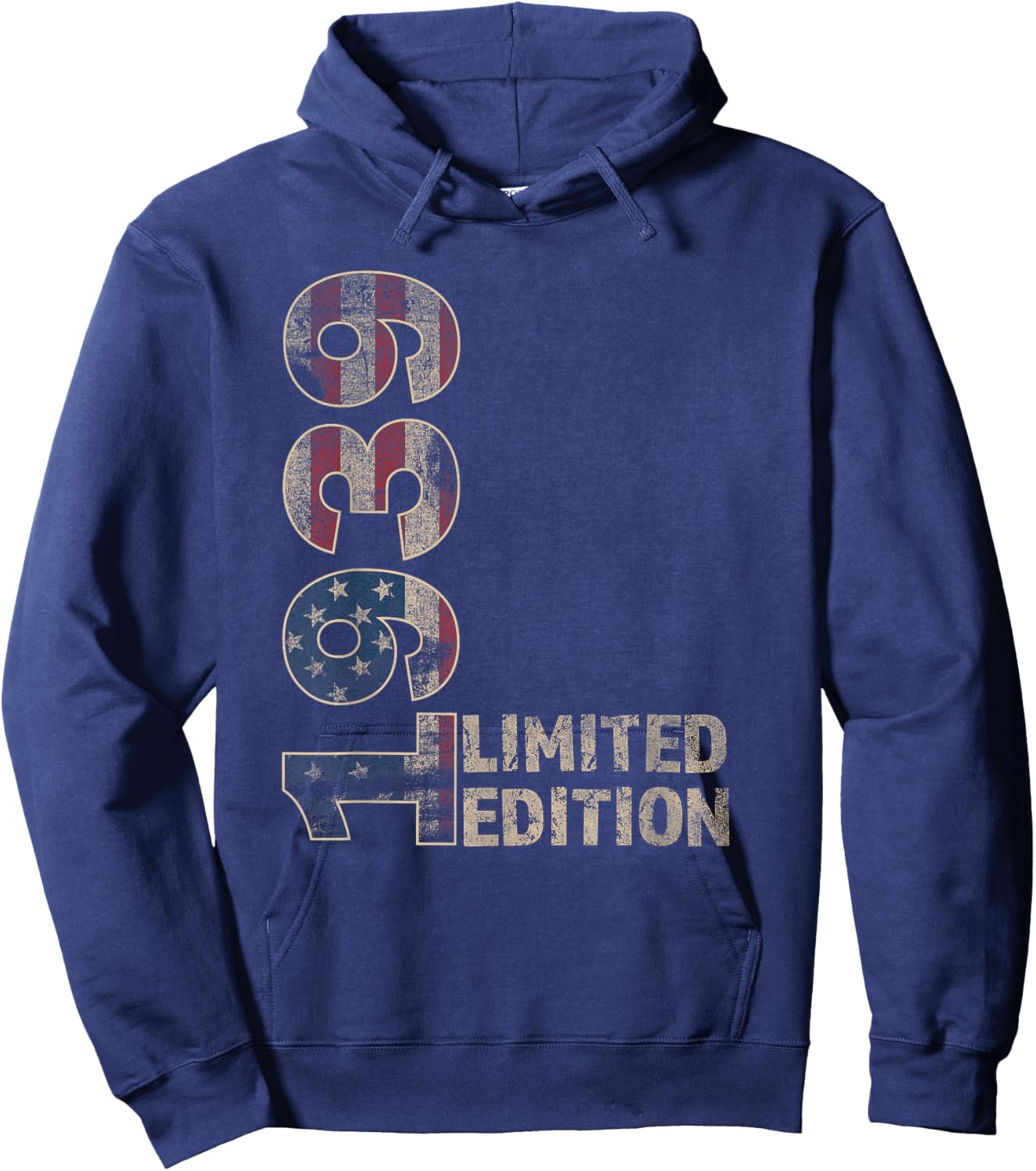 86th Birthday Gift men Vintage born 1939 turning 86 Year Old Hoodie - Hoodie | Navy