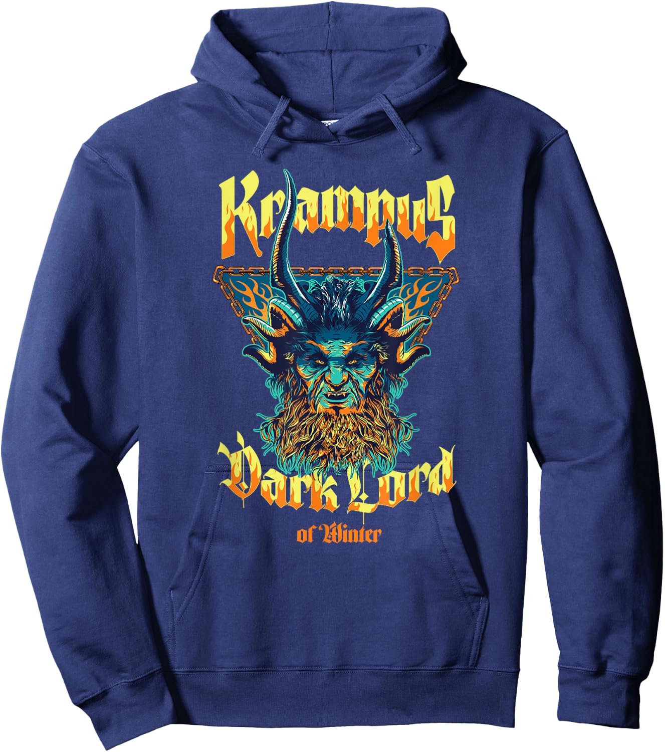 Red One - Krampus Dark Lord of Winter Hoodie - Hoodie | Navy
