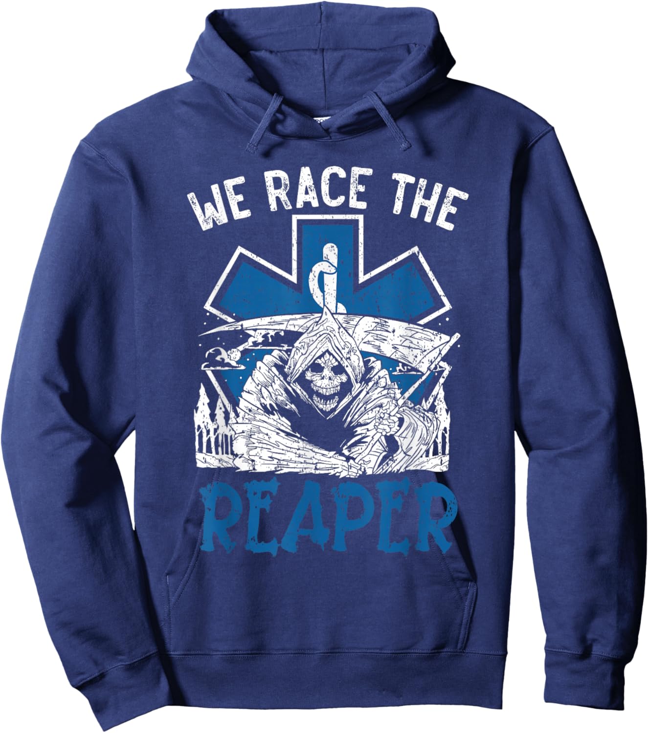 Emergency Medical Technician Healthcare EMT Paramedic Hoodie - Hoodie | Navy