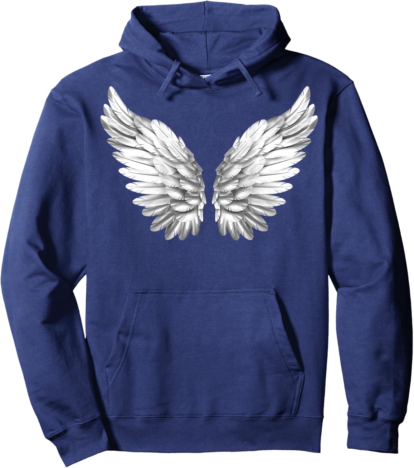 White Wings Freedom Guardian & Women Angel Hoodie - Hoodie | Navy