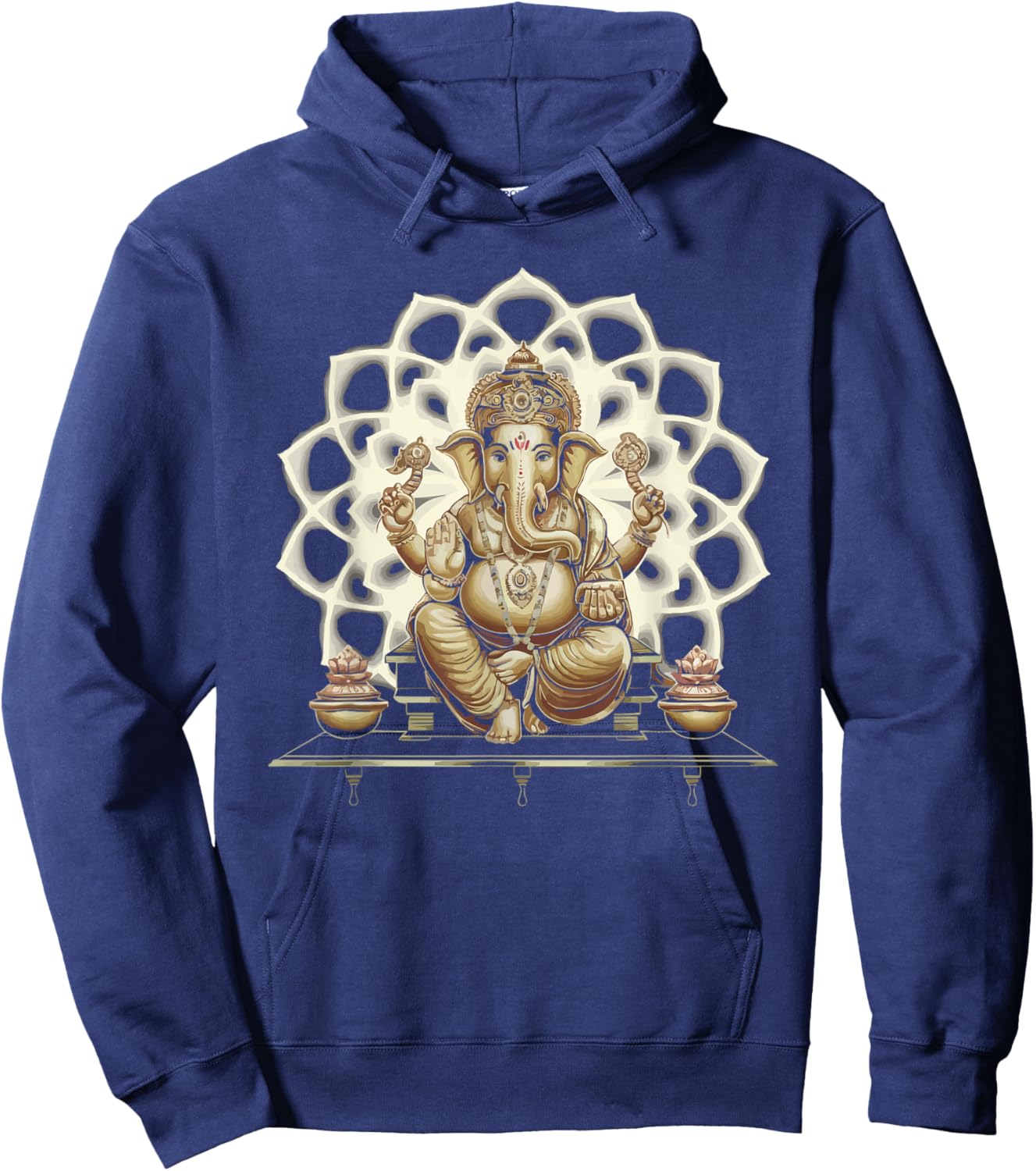 Ganesh Chaturthi Hindu Festival Elephant Lord Ganesha Hoodie - Hoodie | Navy
