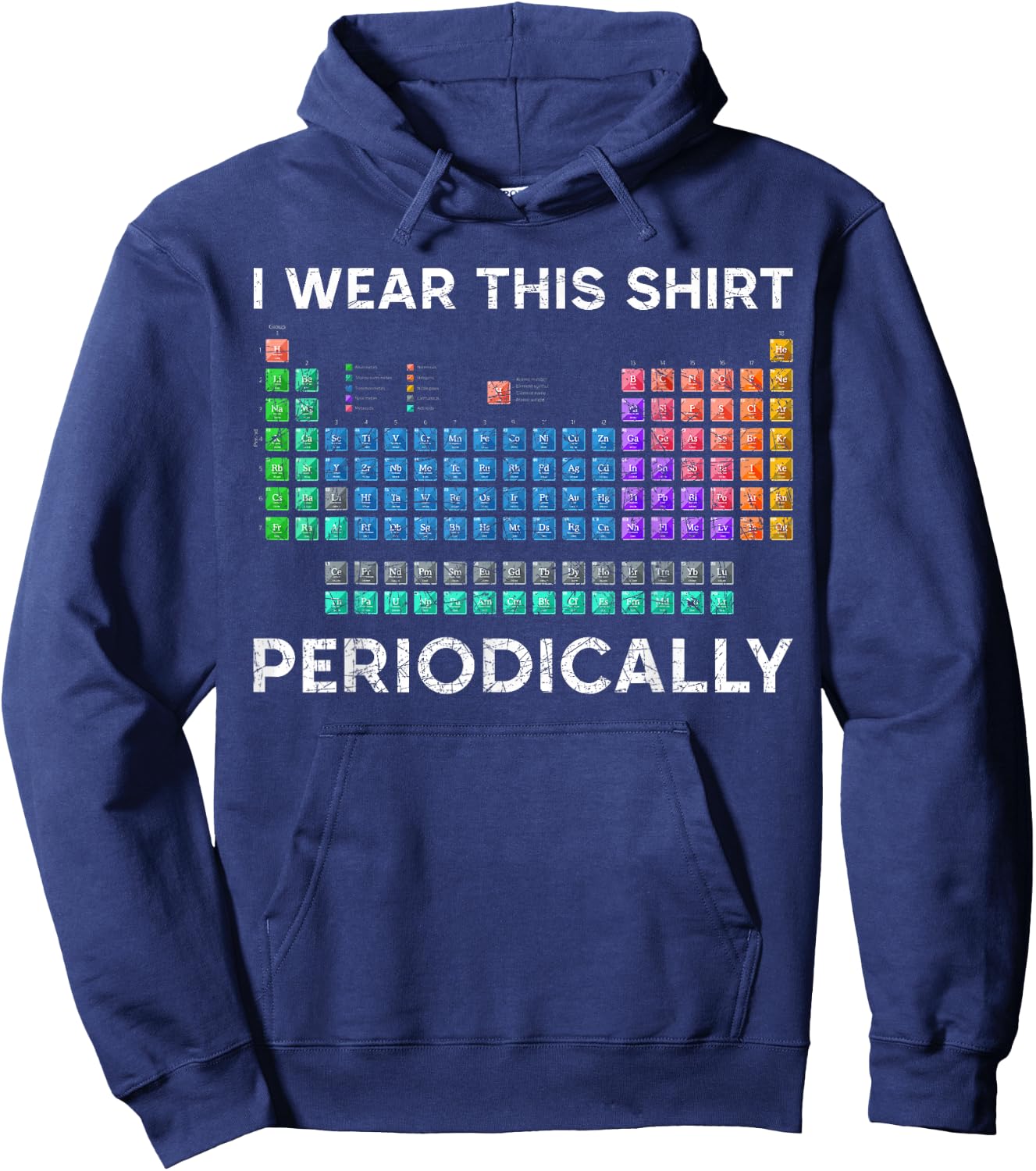 Periodic Table Chemistry Hoodie - Hoodie | Navy