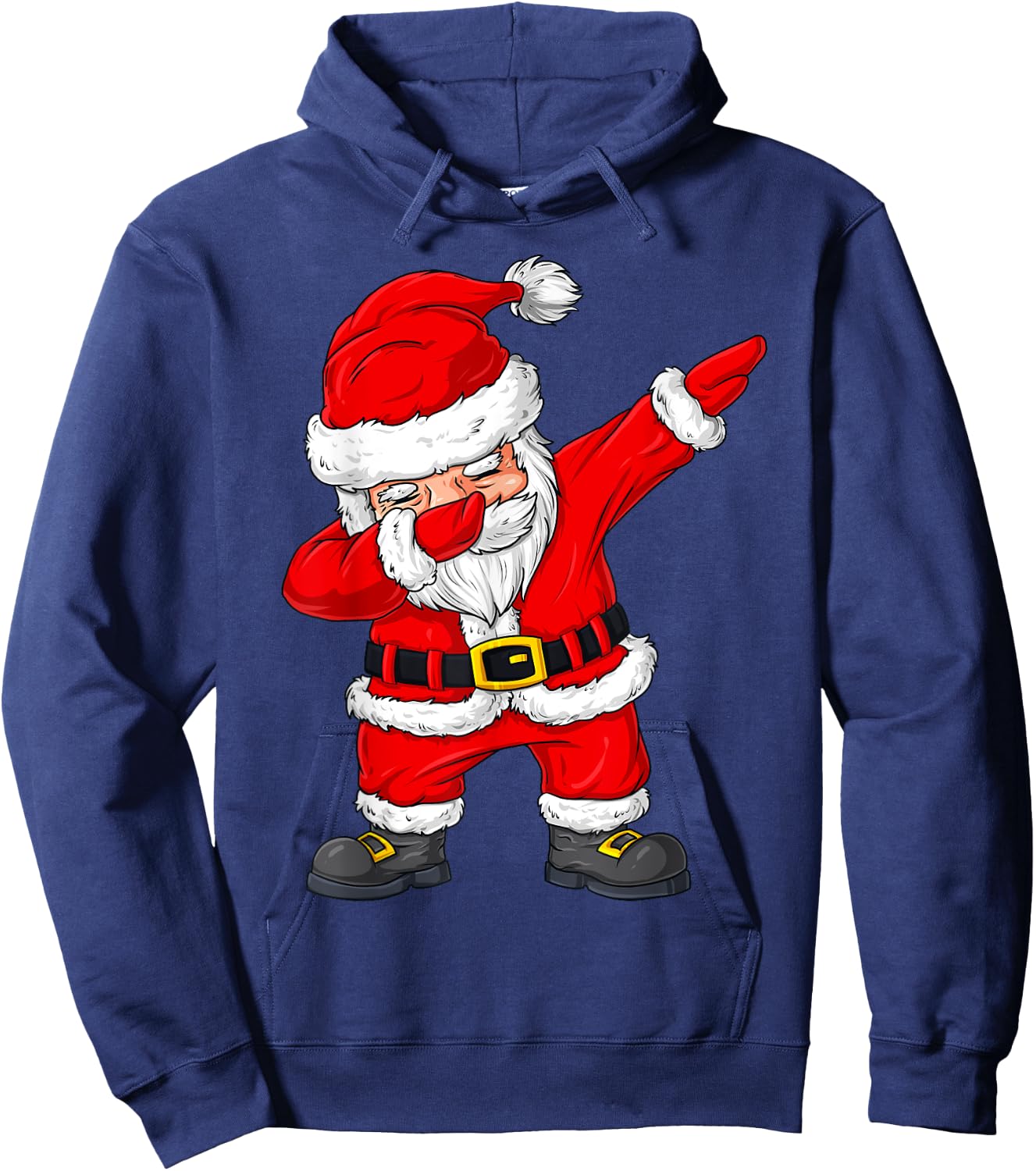 Christmas Dabbing Santa Claus Boys Girls Kids Xmas Dab Hoodie - Hoodie | Navy