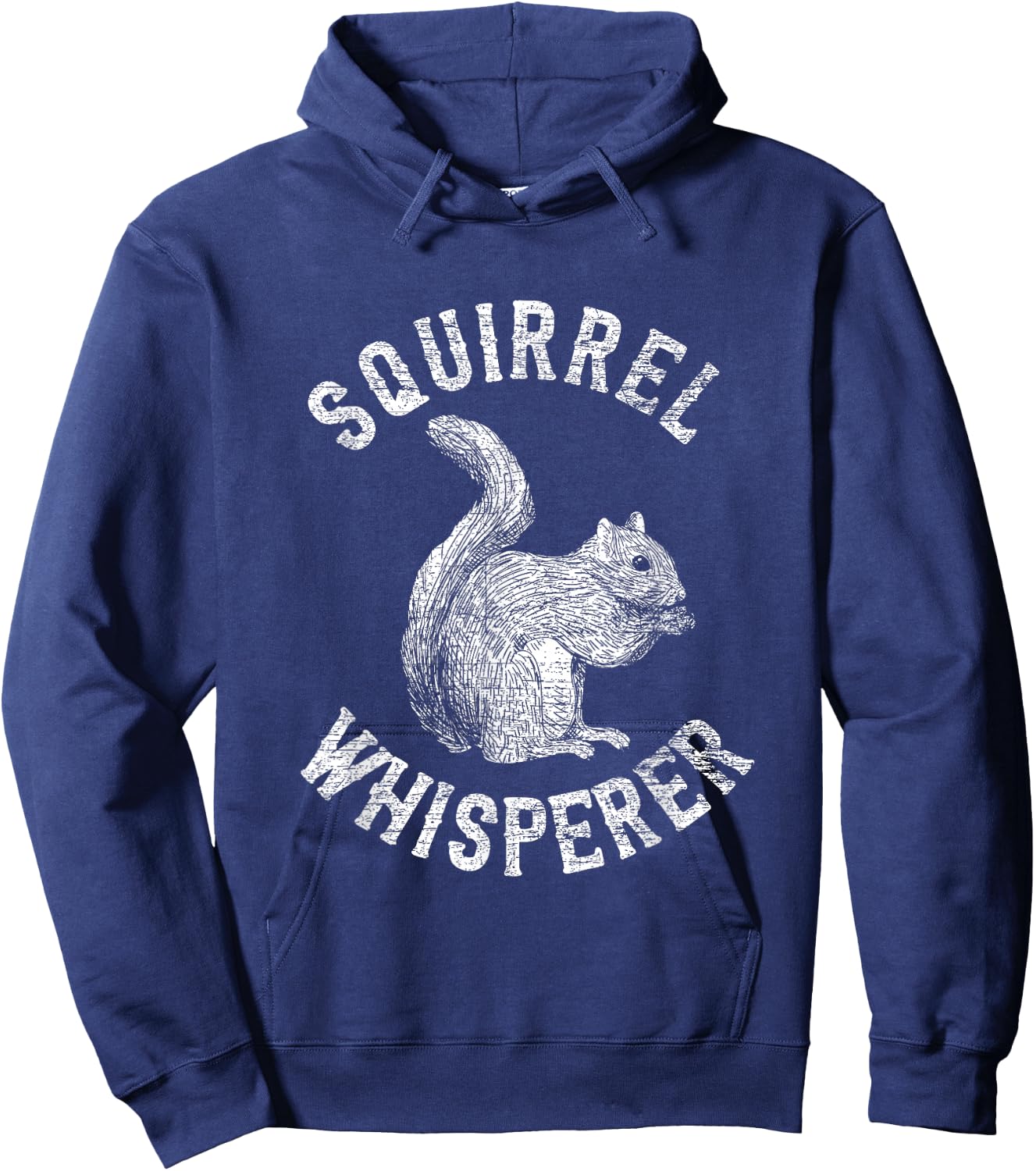 Vintage Squirrel Lover Gifts Squirrel Whisperer Hoodie - Hoodie | Navy