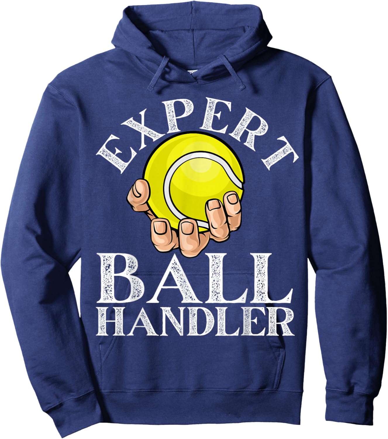 Expert Ball Handler - Funny Sports Tennis Ball Hoodie - Hoodie | Navy