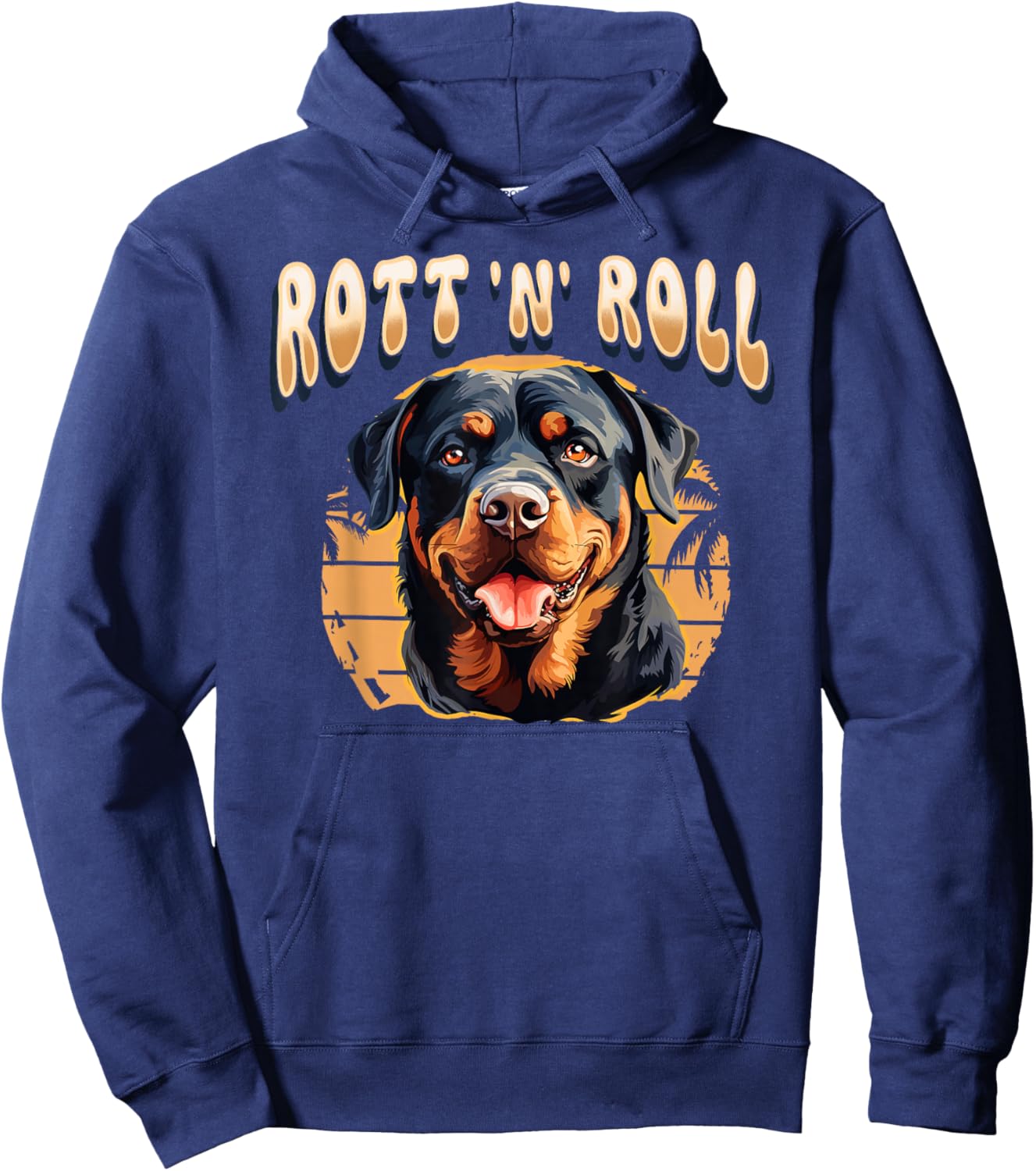 Rottweiler Dog Rott Mom Puppy Rottie Men Women Girls Kids Hoodie - Hoodie | Navy