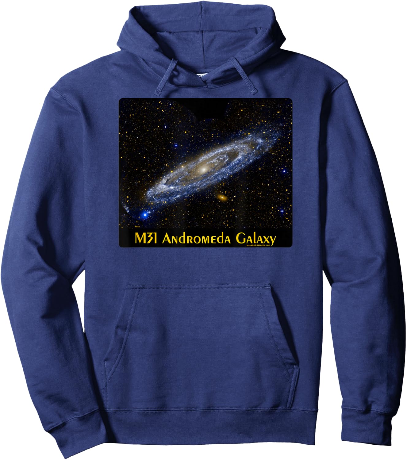 M31 The Andromeda Galaxy Astronomy Shirt Hoodie - Hoodie | Navy