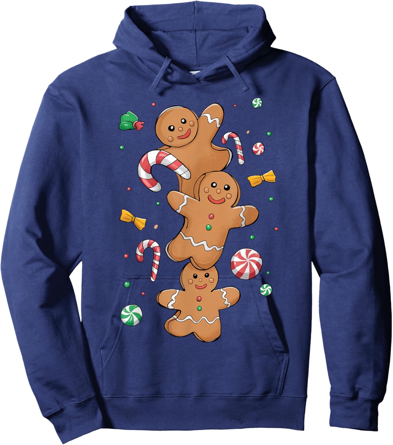 Xmas Christmas Gingerbread Hoodie - Hoodie | Navy