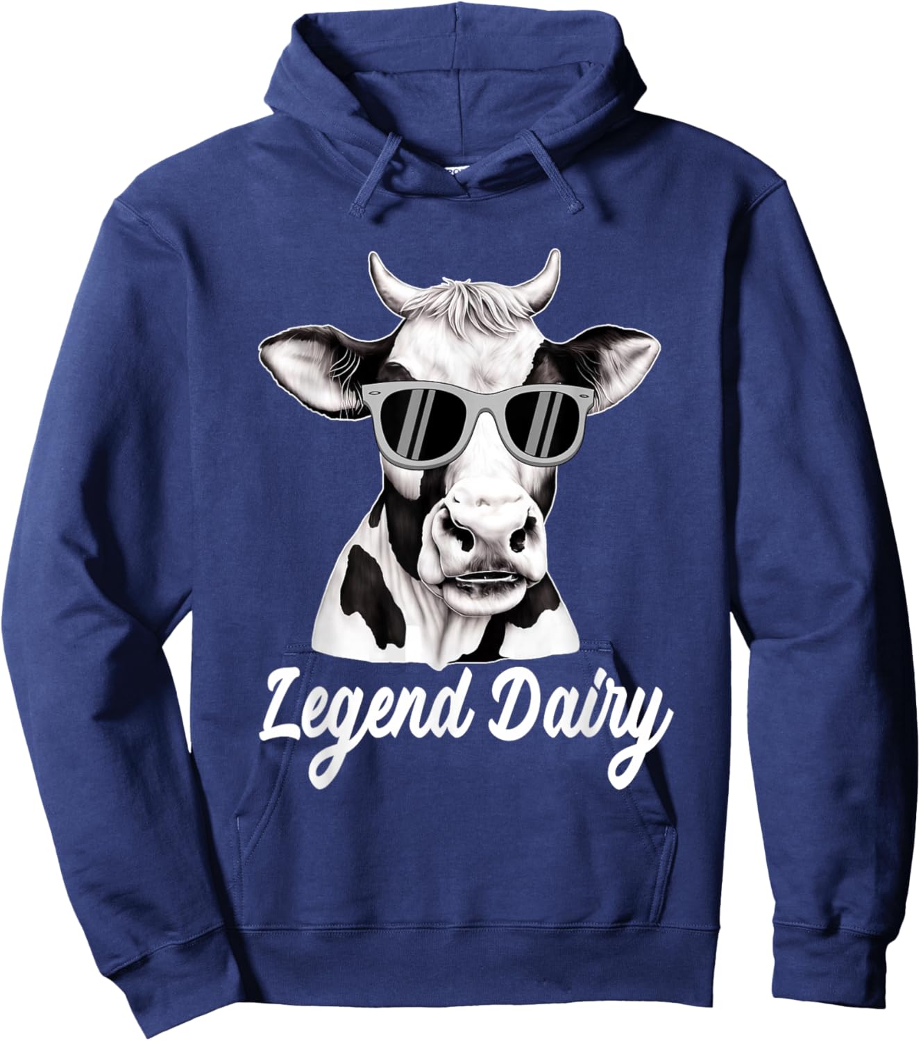 Legend Dairy Farmer Cow Dairy Cow Farmer Dairy Farming Hoodie - Hoodie | Navy