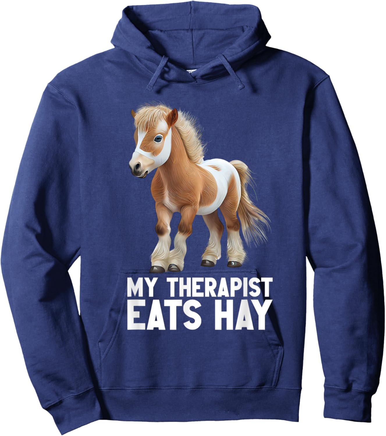 Miniature Horse Mini Horse Pet Tiny Horse Lover Pony Tie Dye Hoodie - Hoodie | Navy