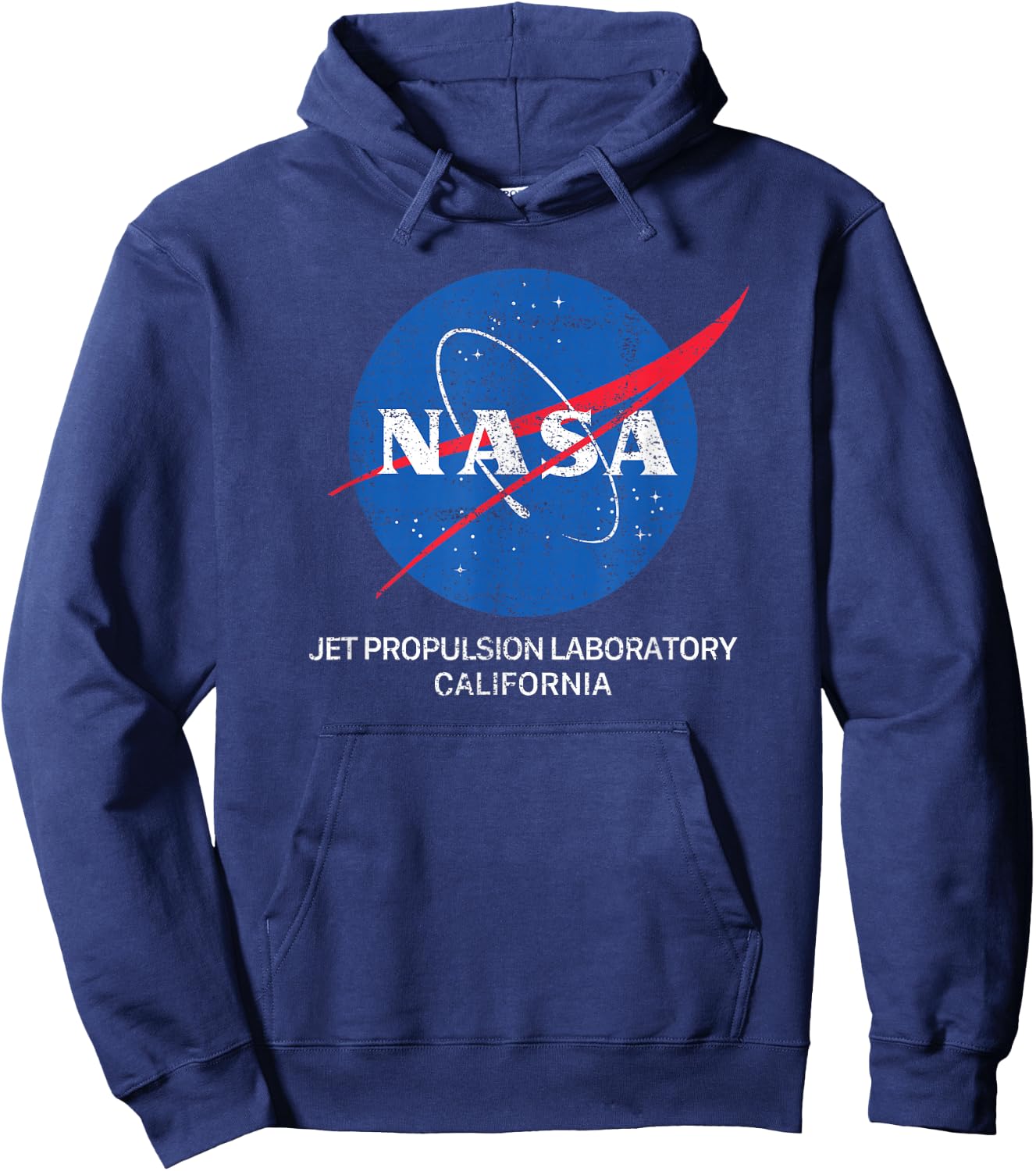 JPL - Jet Propulsion Laboratory (distressed) - NASA Space Hoodie - Hoodie | Navy