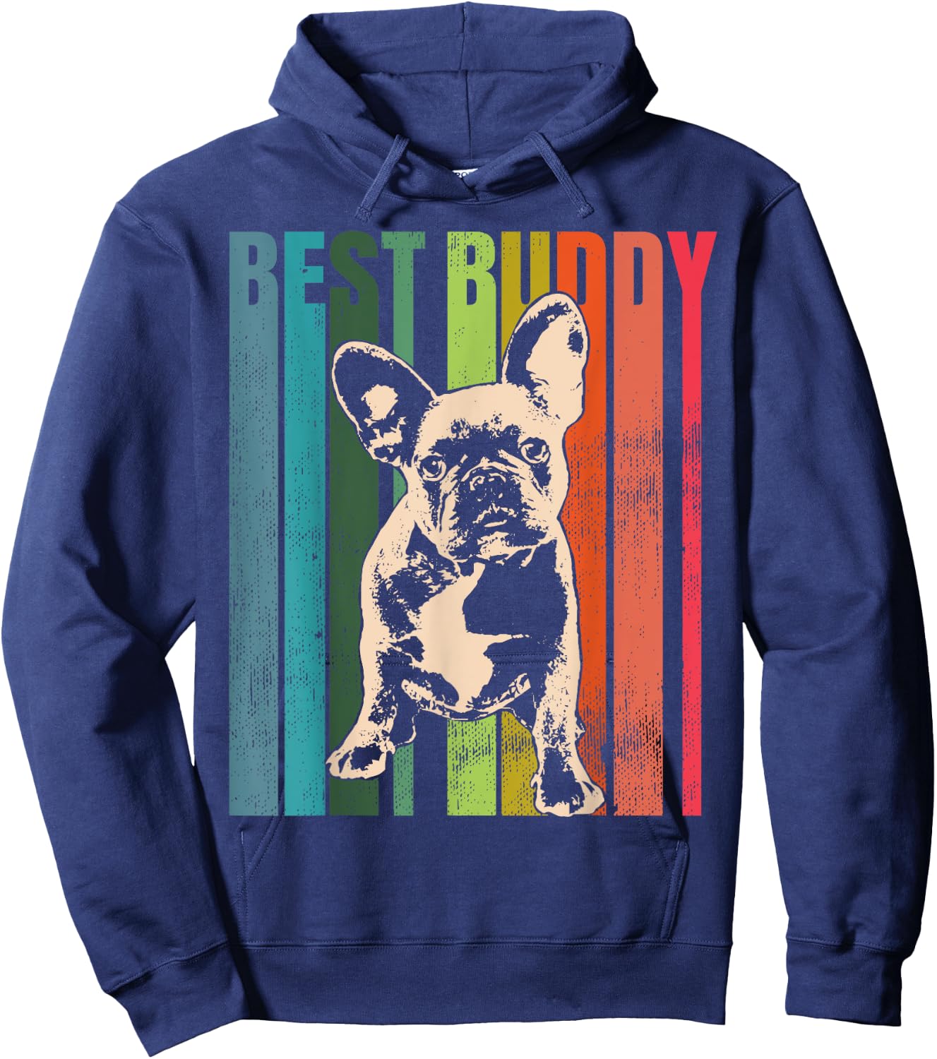 French Bulldog Frenchie Dog Hoodie - Hoodie | Navy