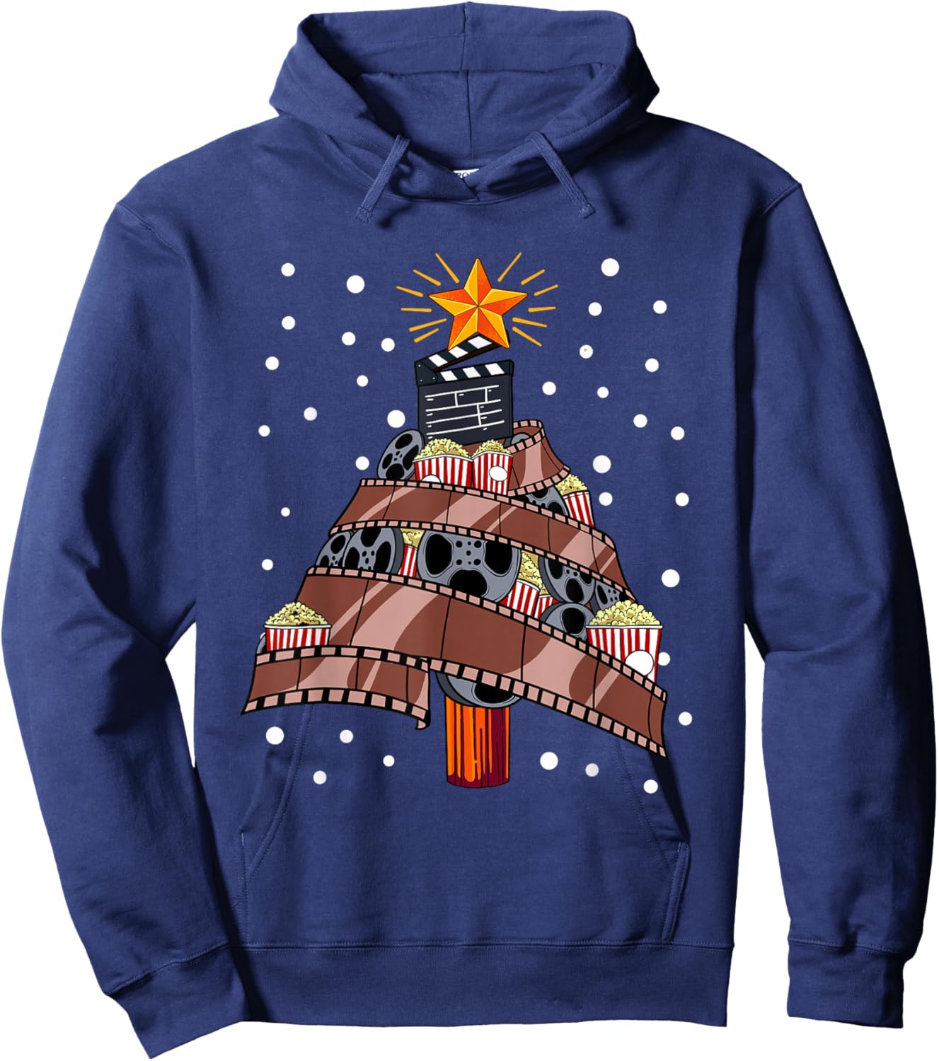 Christmas Tree Film Movie Hoodie - Hoodie | Navy