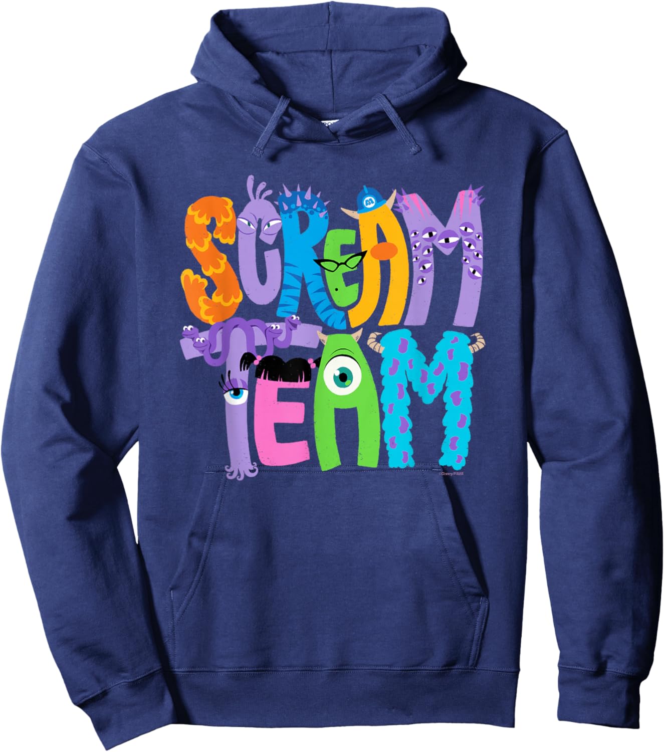 Disney and Pixar’s Monsters, Inc. Scream Team Halloween Hoodie - Hoodie | Navy