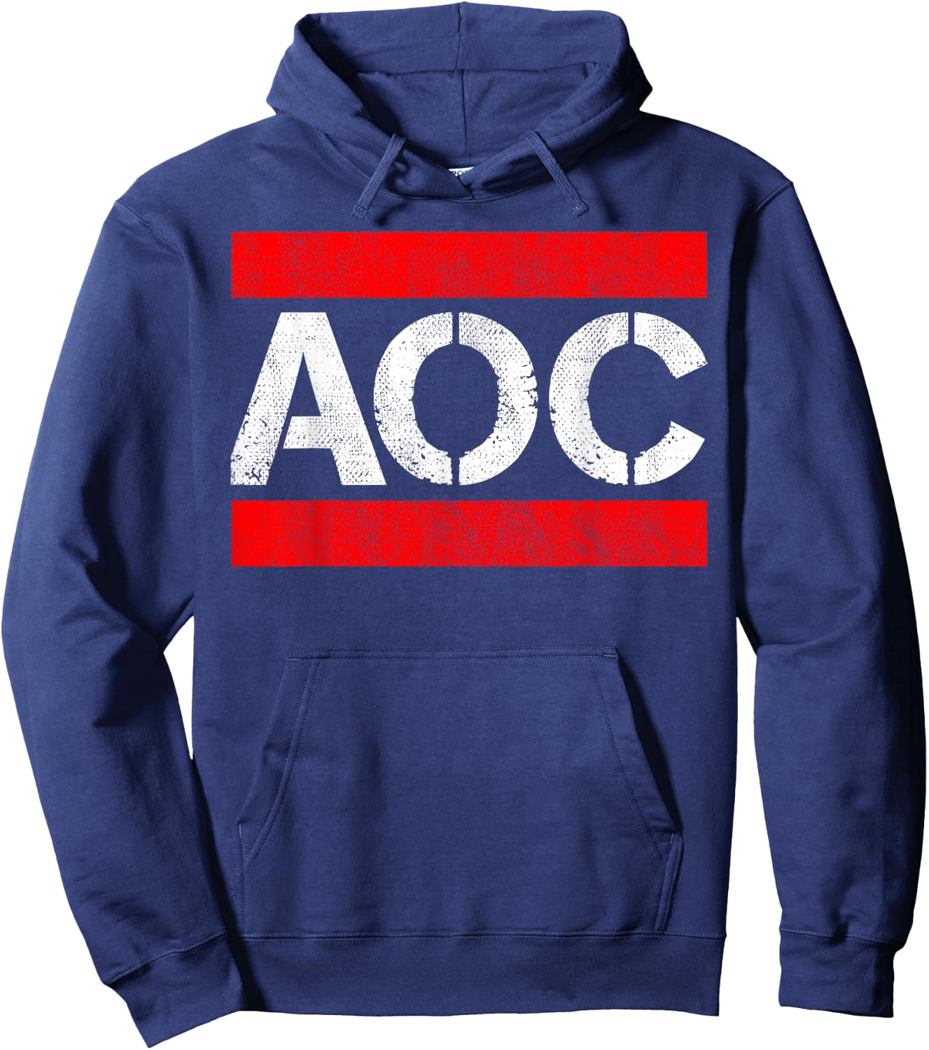 AOC Ocasio-Cortez Democratic Socialist Bronx NY Fun Hoodie - Hoodie | Navy