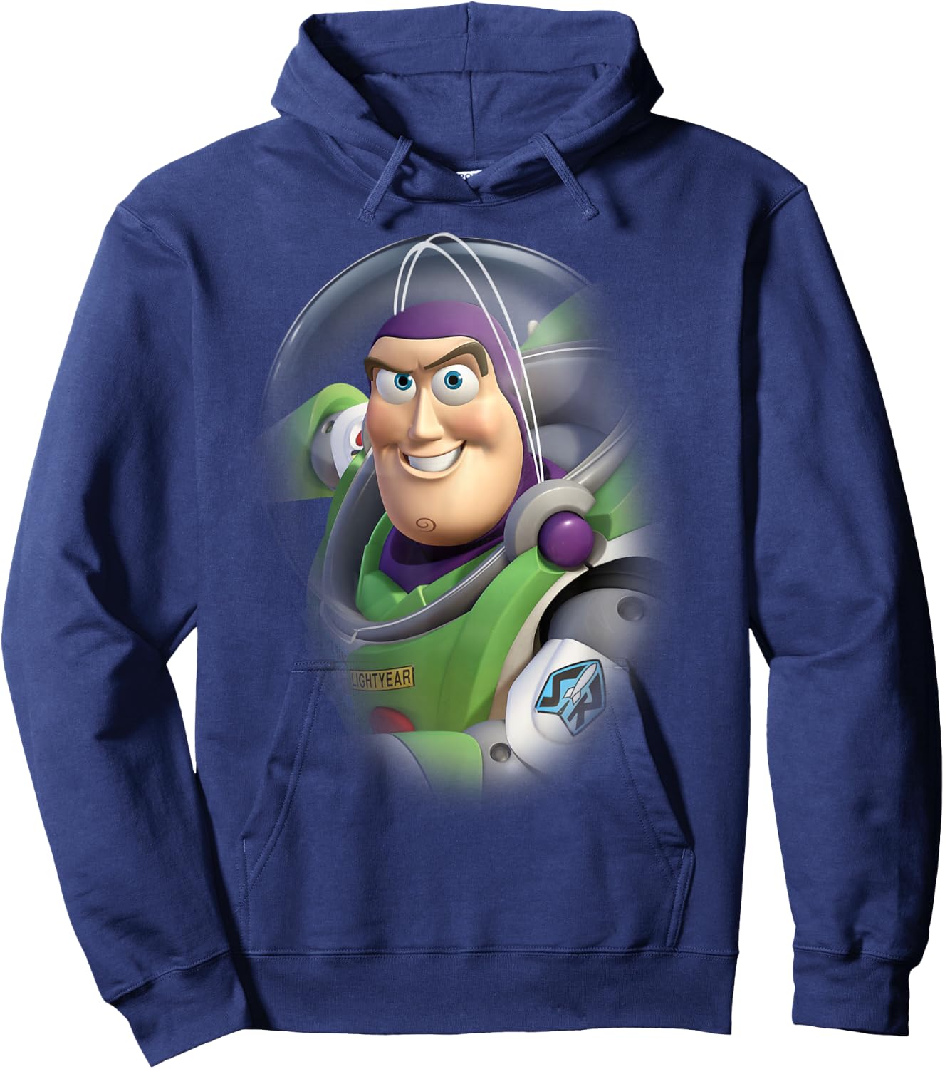 Disney Pixar Toy Story Buzz Lightyear Grin Graphic Hoodie - Hoodie | Navy