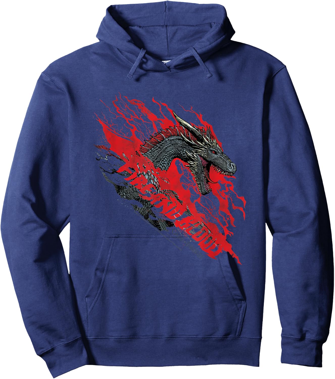 Game of Thrones Fire and Blood Dragon Hoodie - Hoodie | Navy