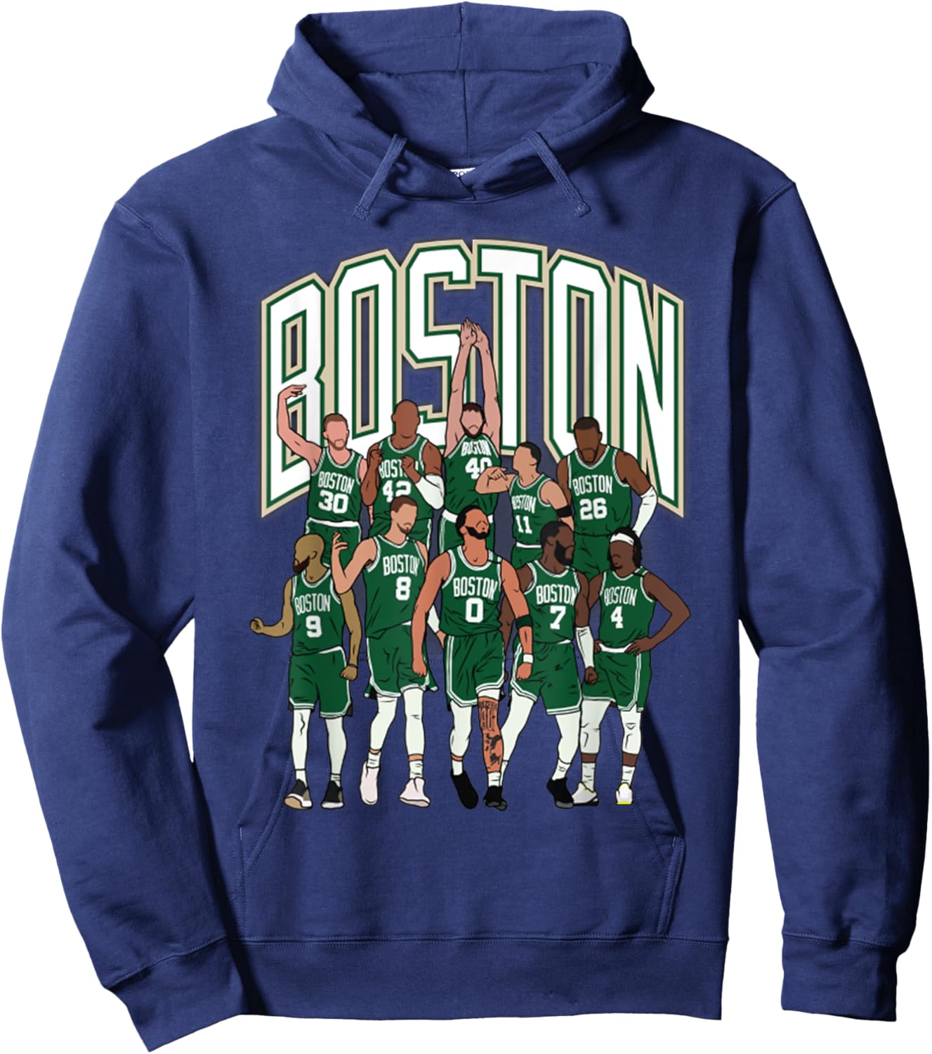 Vintage Funny Basketball Player Basketballer Sports Retro Hoodie - Hoodie | Navy