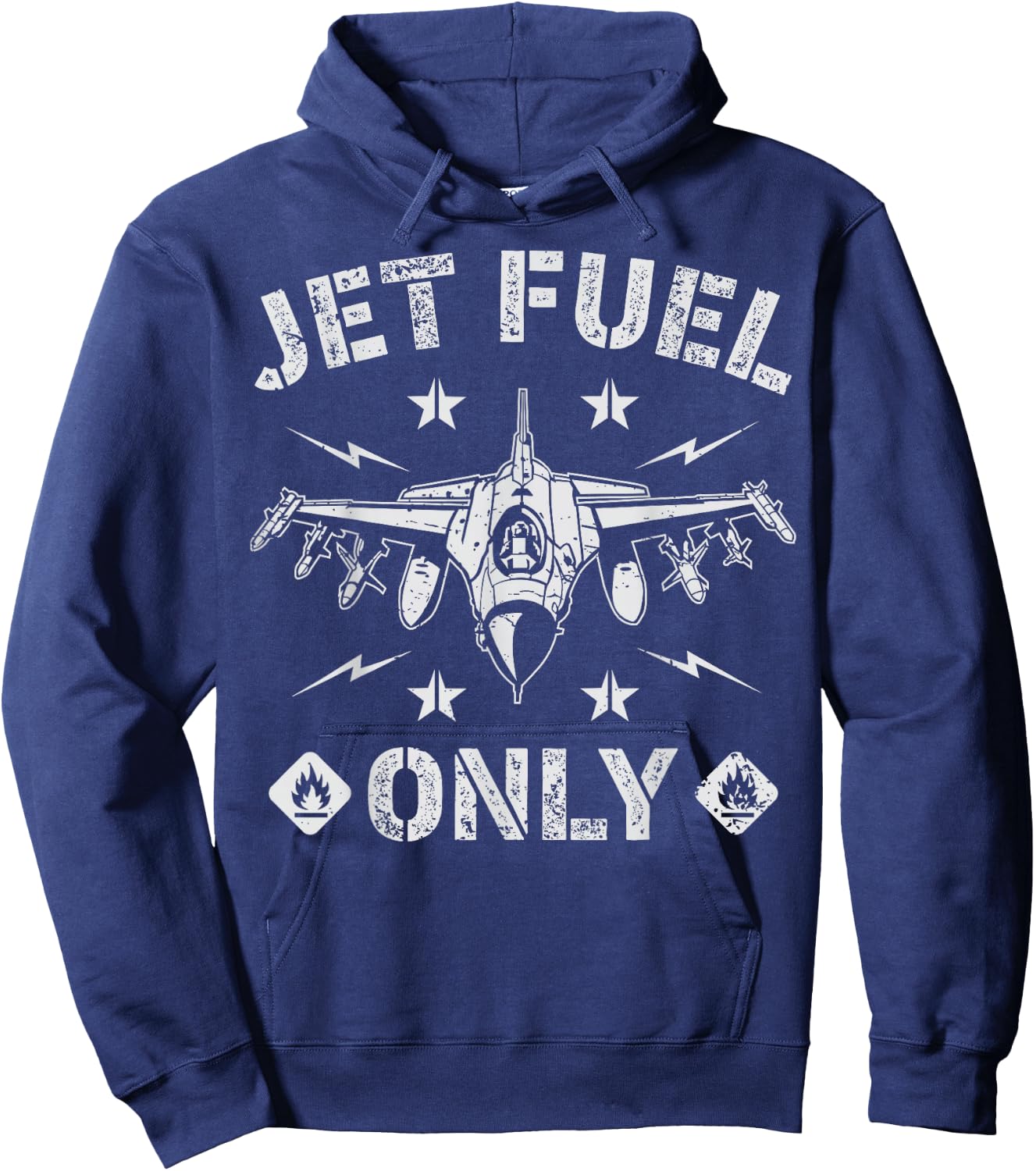 Jet Fuel Only Funny Pilot Aircraft Mechanic Aviation Gifts Hoodie - Hoodie | Navy