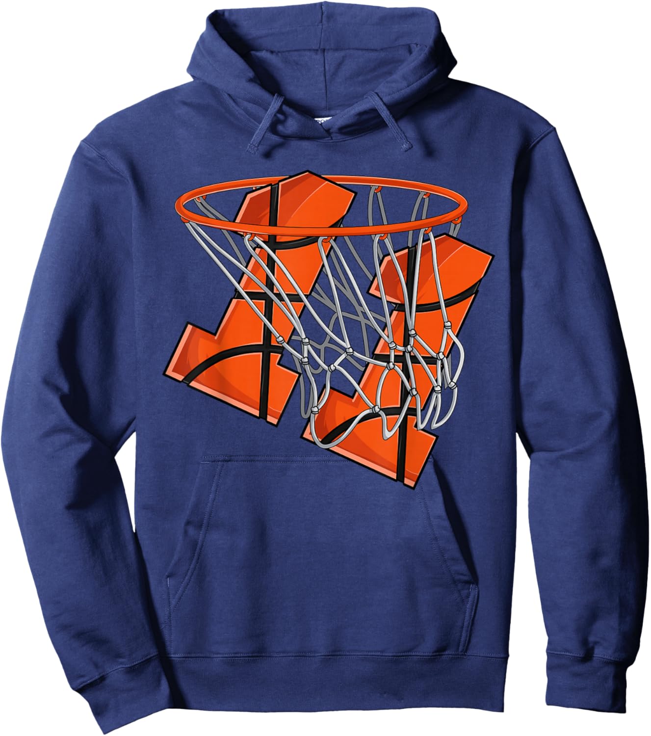 11th Birthday Basketball Shirt Kids, Boys 11 Year Old Hoodie - Hoodie | Navy
