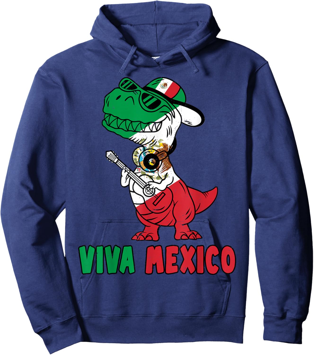 Viva Mexico Kids Independence Day Funny Dance Mexican Hoodie - Hoodie | Navy