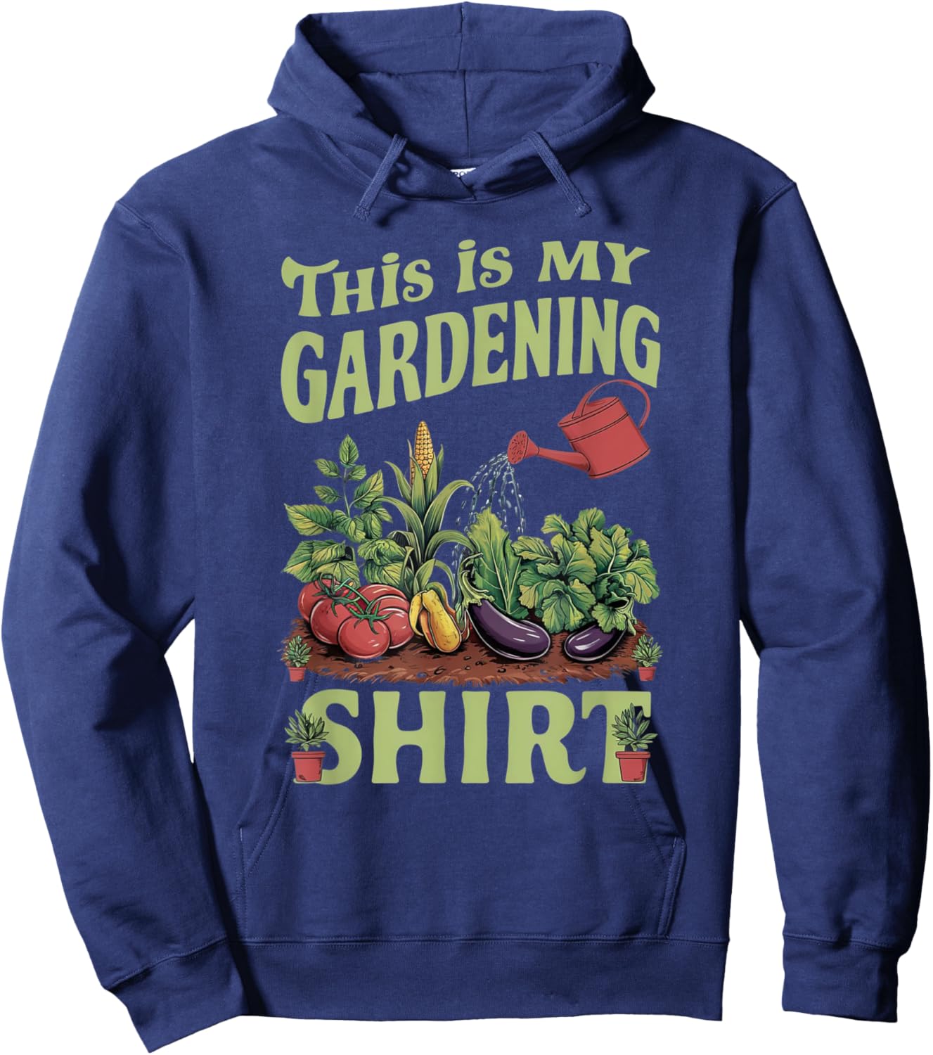 Gardening Funny Gardener Plant Garden Life Farmer Hoodie - Hoodie | Navy