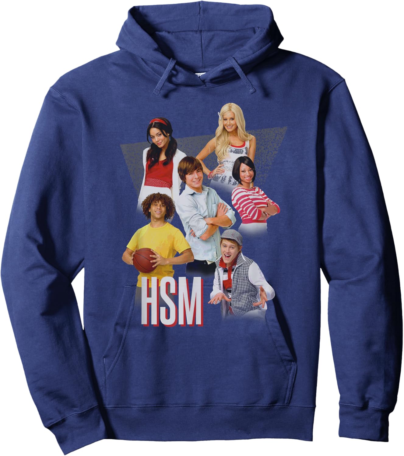 Disney High School Musical The Series HSM Vintage Group Shot Hoodie - Hoodie | Navy