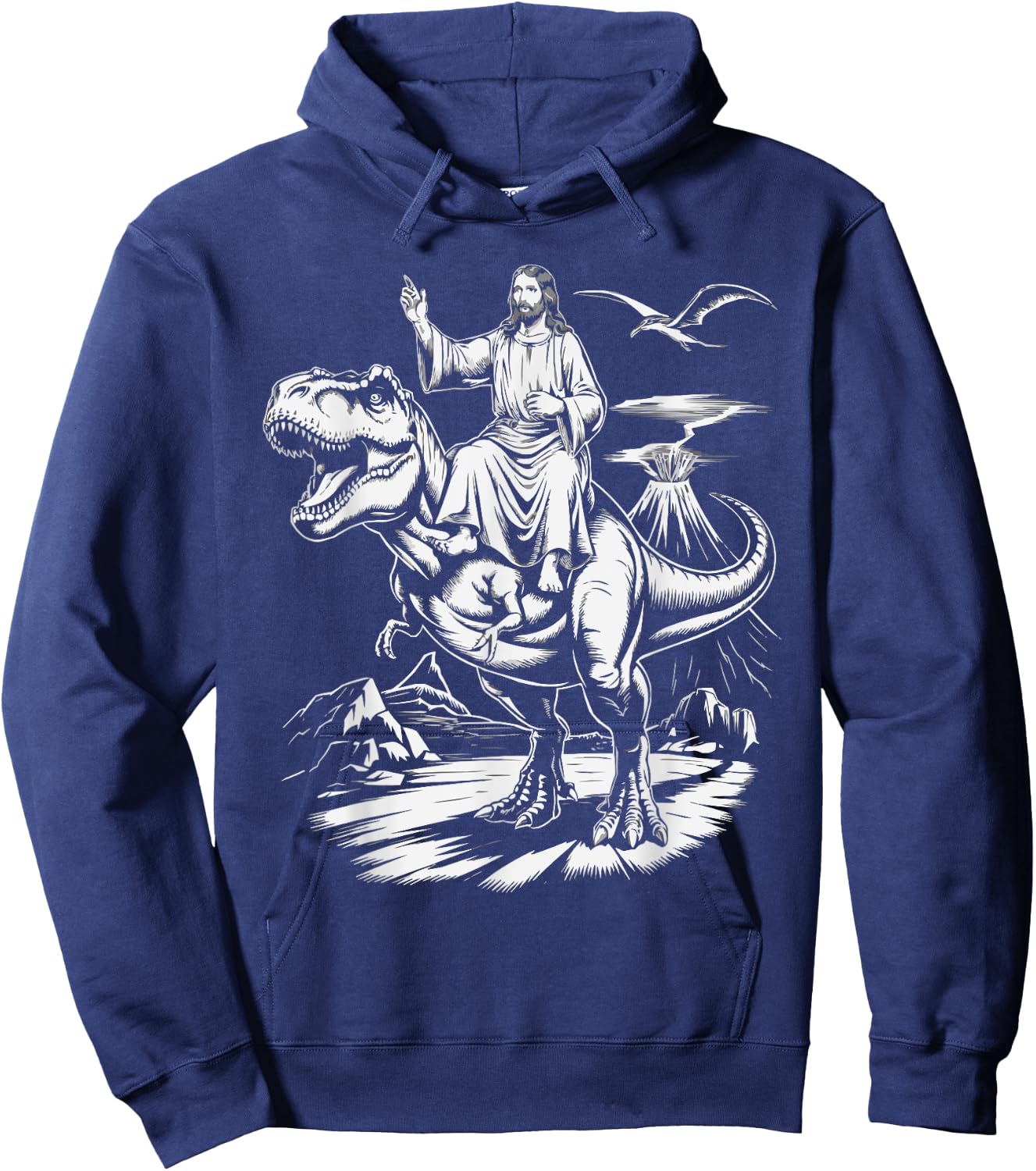 Funny Jesus Christ Religious Christian Believer Christianity Hoodie - Hoodie | Navy