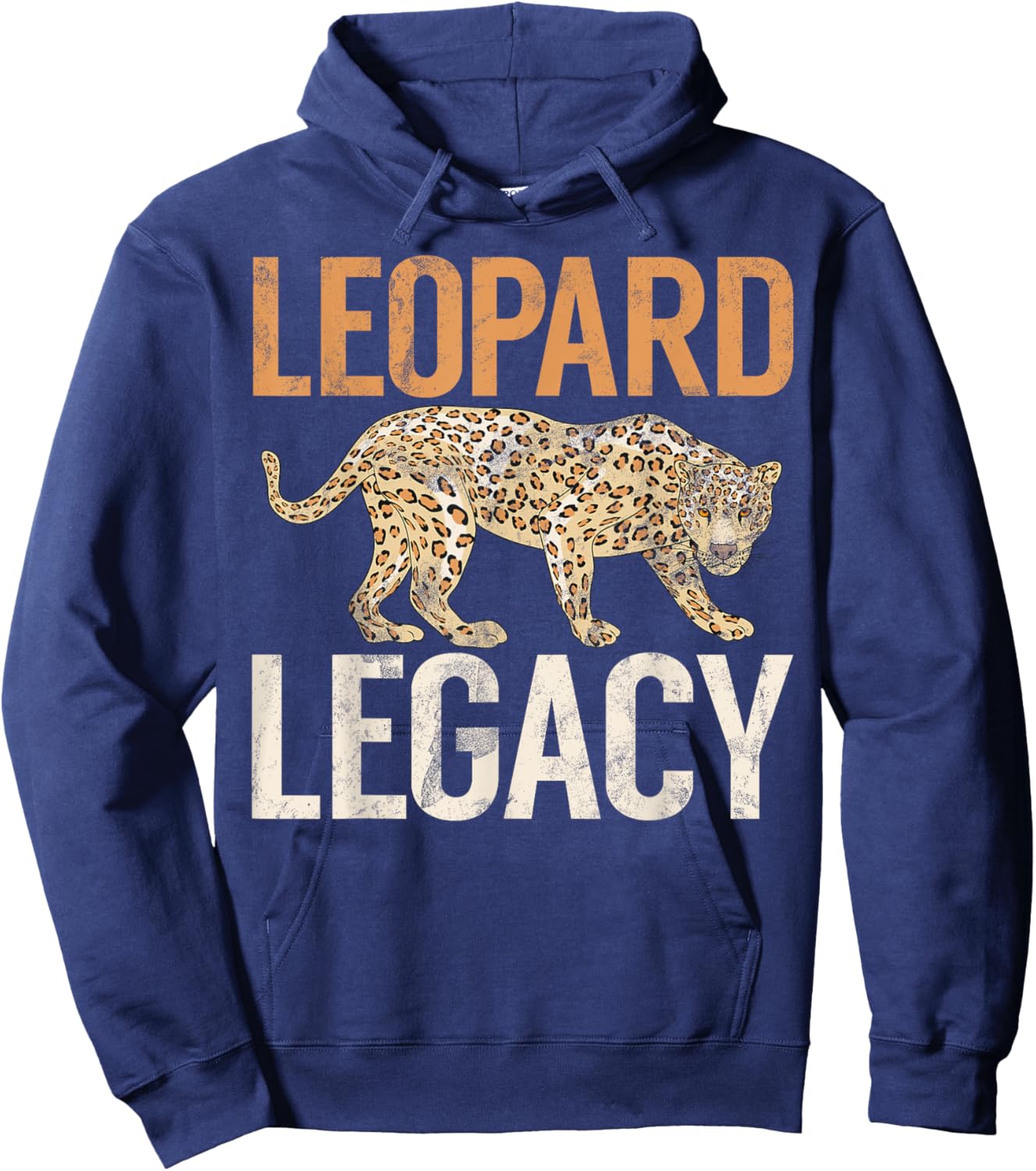 Leopard Legacy Leopard Hoodie - Hoodie | Navy