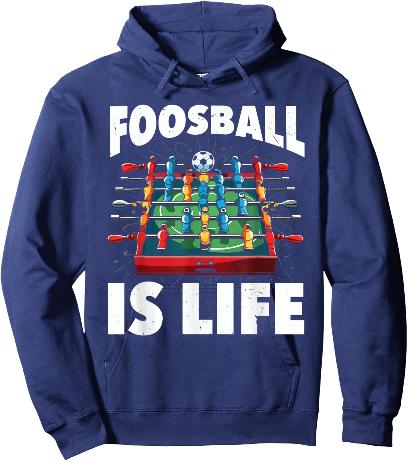 Foosball Table Soccer Table Top Game Table Football Hoodie - Hoodie | Navy