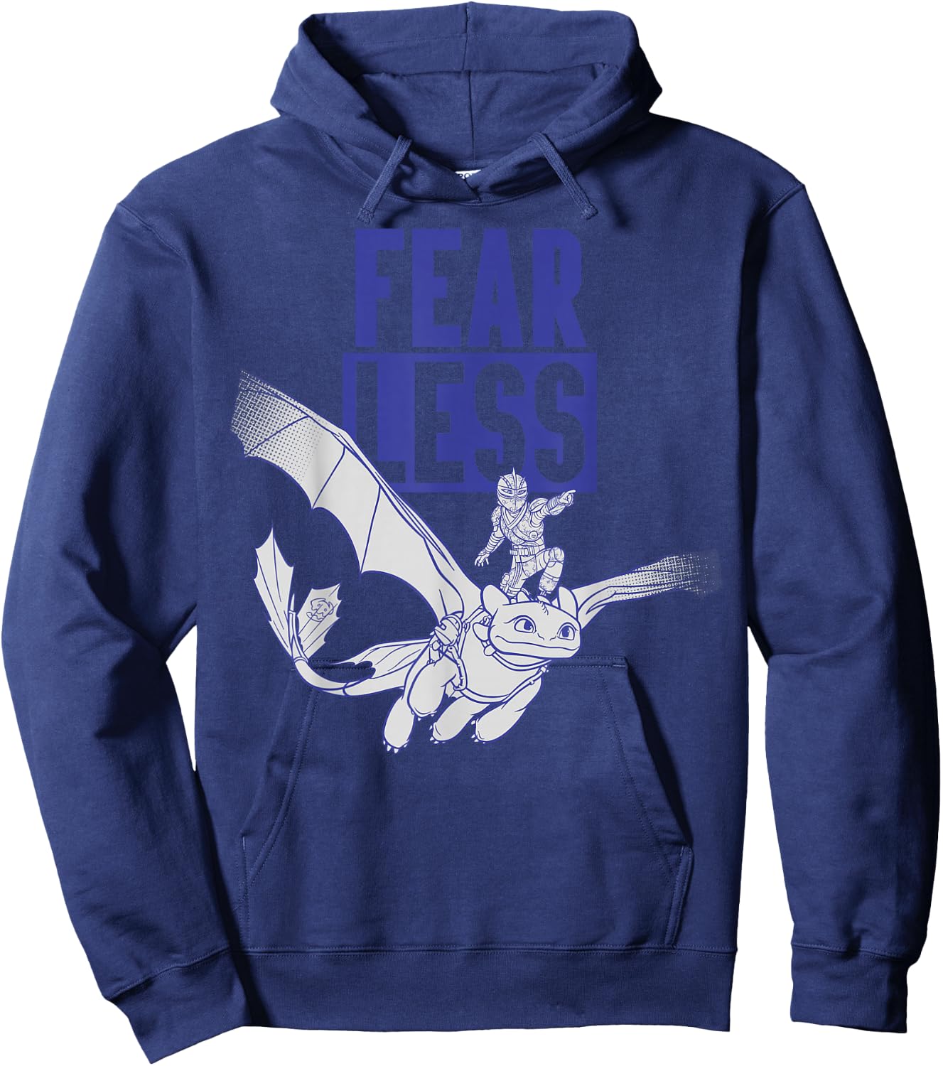 How to Train Your Dragon 3 Hidden World Fear Less Hoodie - Hoodie | Navy