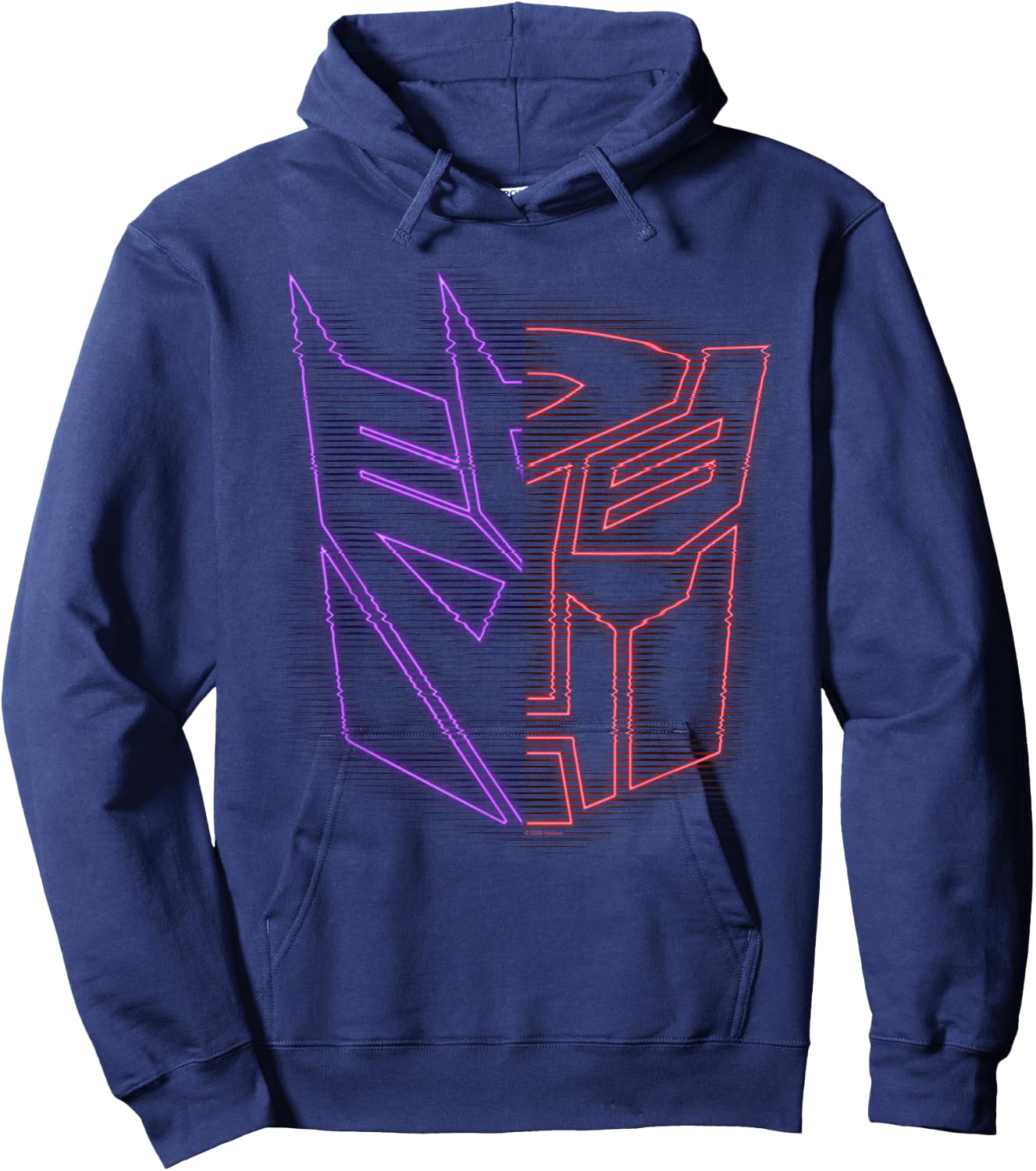 Transformers: War For Cybertron Holographic Split Logo Hoodie - Hoodie | Navy