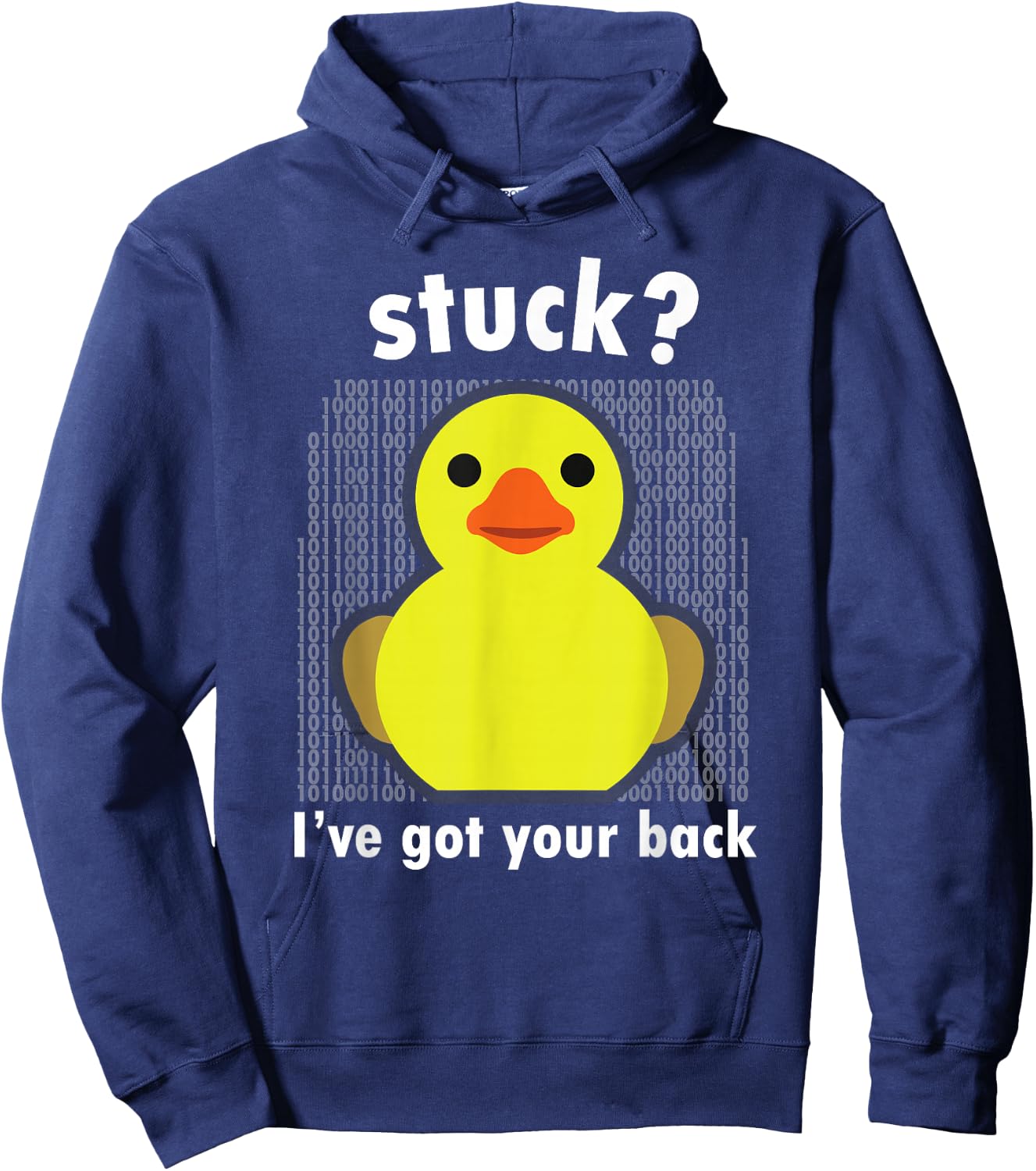 Programmer Rubber Duck for Coding Programming Engineer Hoodie - Hoodie | Navy