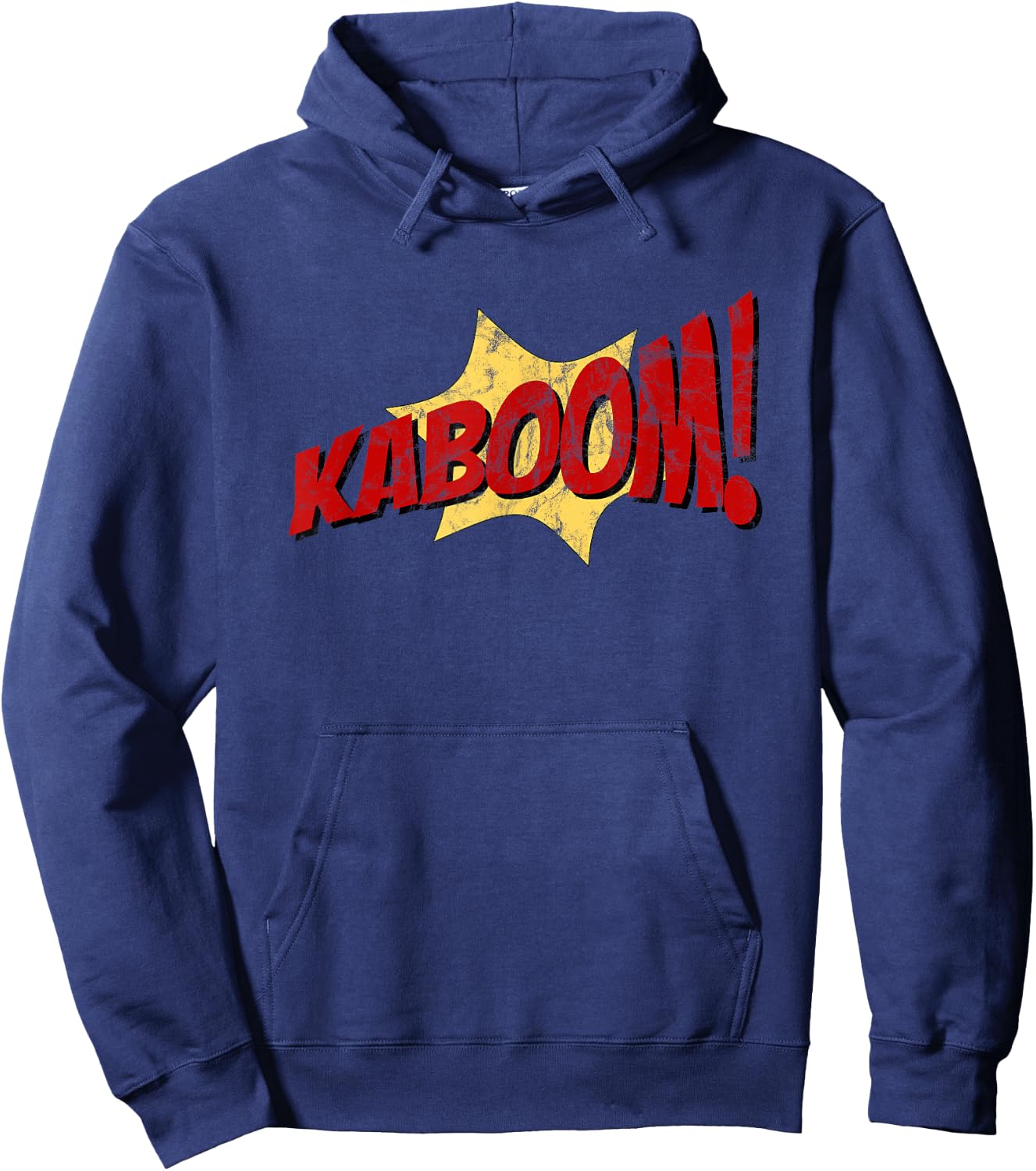 Kaboom! Funny Comic Sound Retro Pop Art Hoodie - Hoodie | Navy