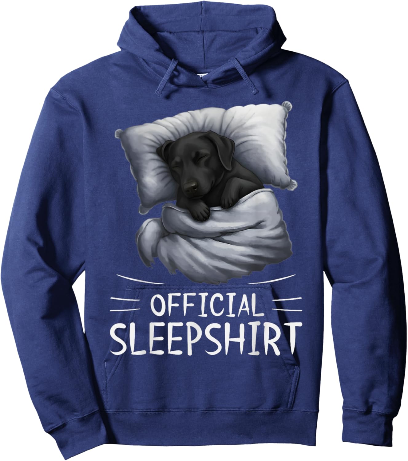Labrador Retriever Official Sleepshirt Pajamas Nightgown Hoodie - Hoodie | Navy