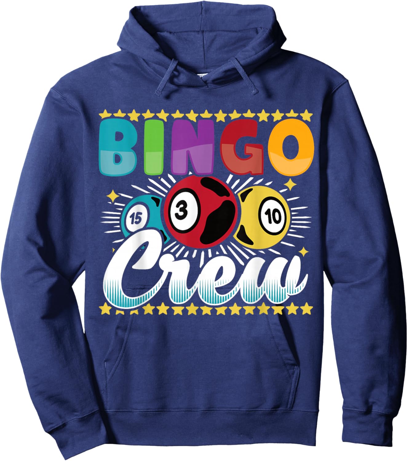 Bingo Player Gambling - Bingo Crew Hoodie - Hoodie | Navy