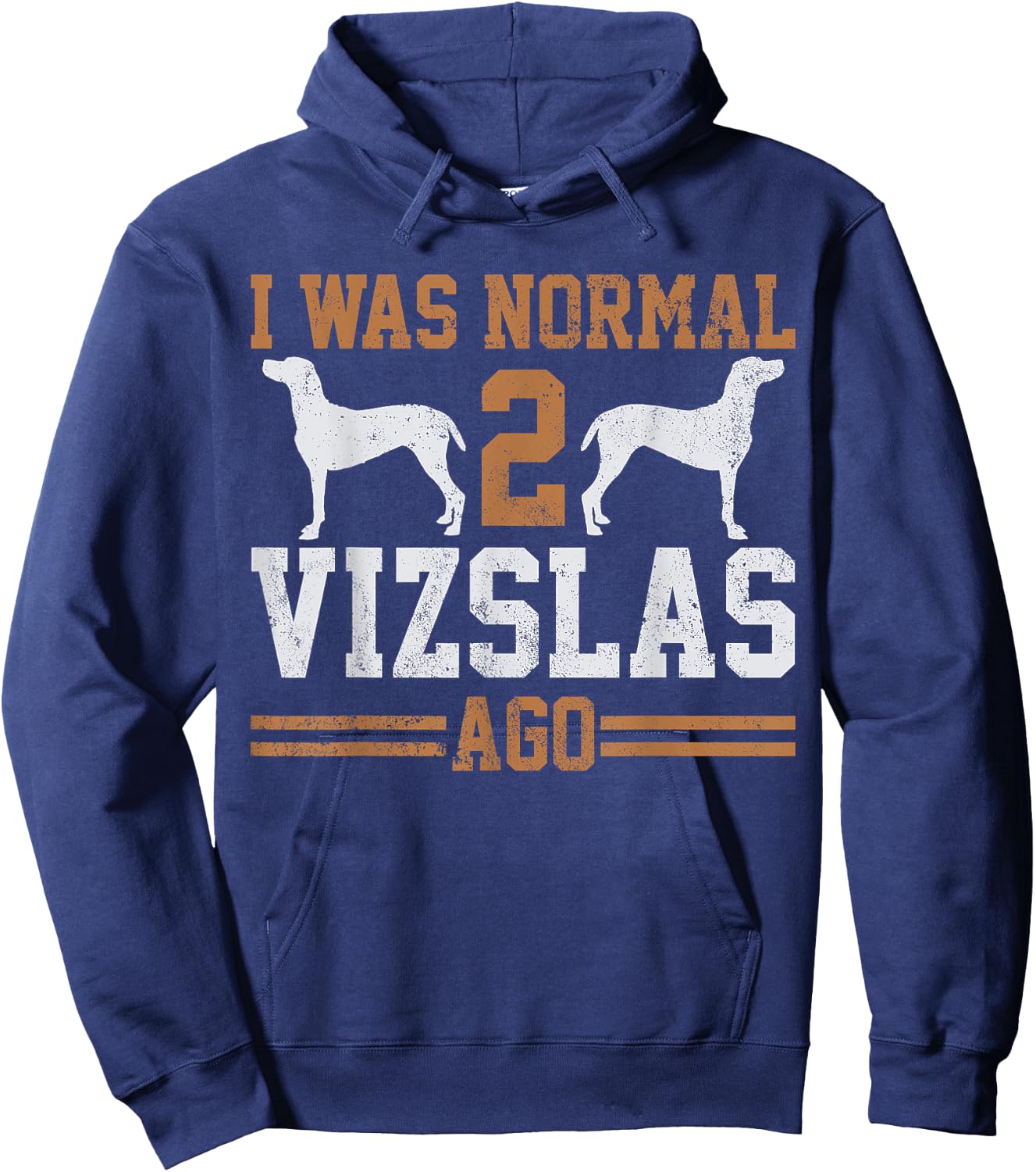 Vizsla Dog Men Women Girls Kids Hoodie - Hoodie | Navy