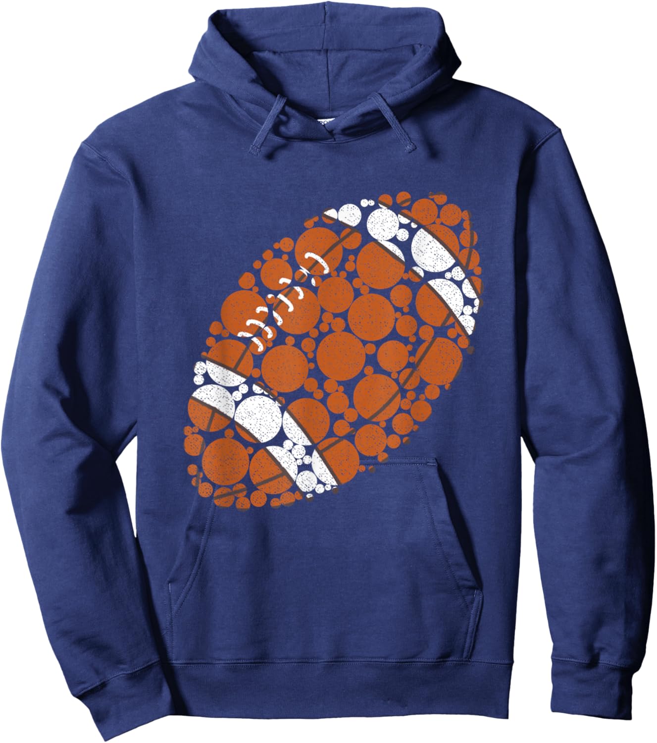 American Football Design boys polka dot shirt boy Hoodie - Hoodie | Navy