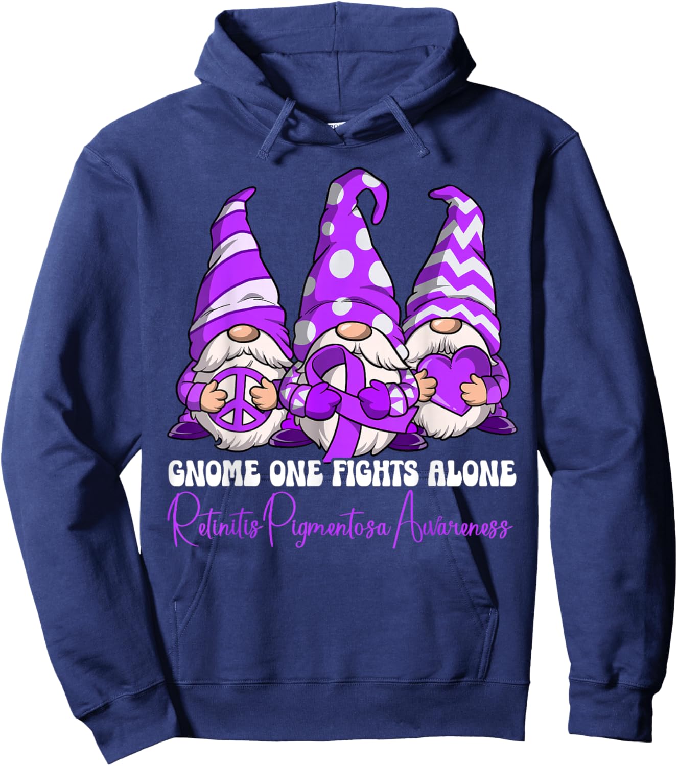 Retinitis Pigmentosa Awareness Hoodie - Hoodie | Navy