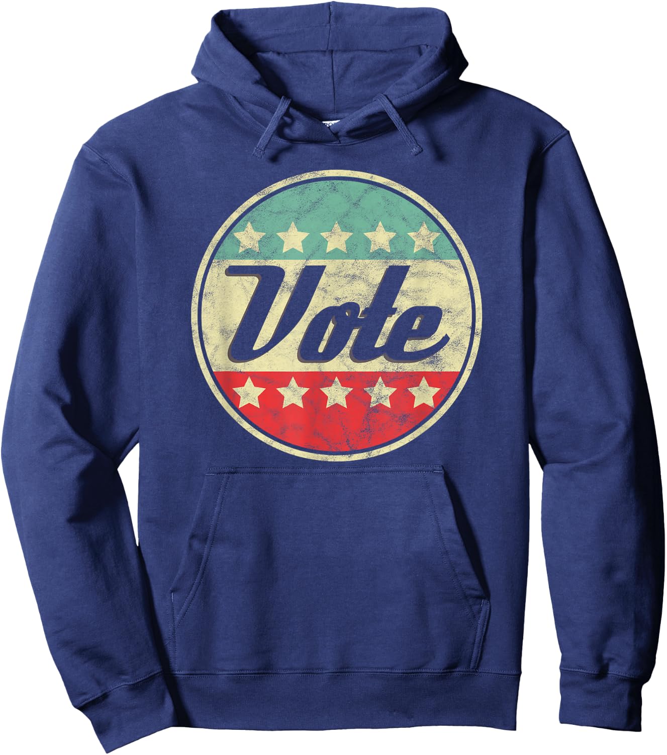 Vote 2024 Midterm Election Gift Voter Rights Graphic Hoodie - Hoodie | Navy