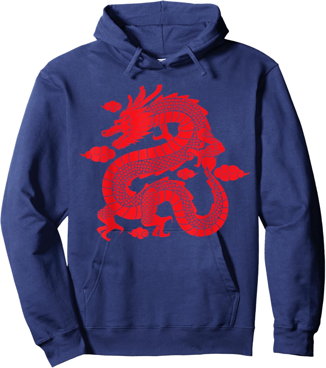 Traditional Chinese Dragon Hoodie - Hoodie | Navy